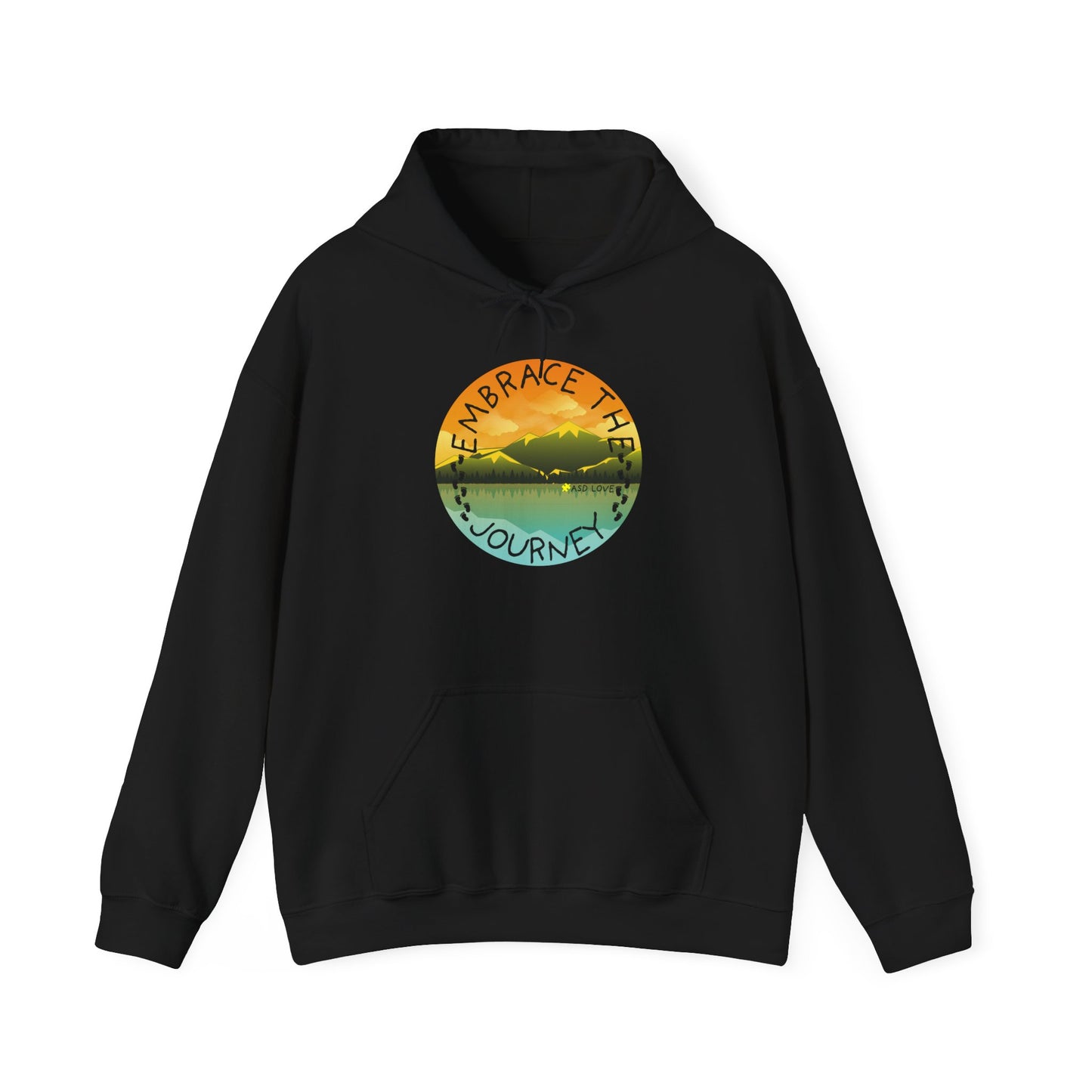 Embrace the Journey | Hoodie | Autism Awareness | Diversity and Inclusivity