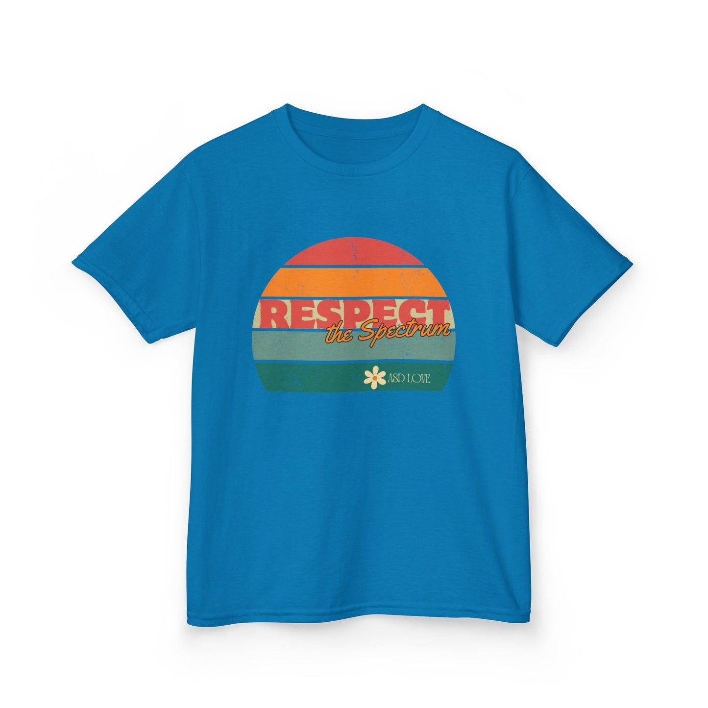 Respect the Spectrum - Rainbow Autism Awarness Kids Tee