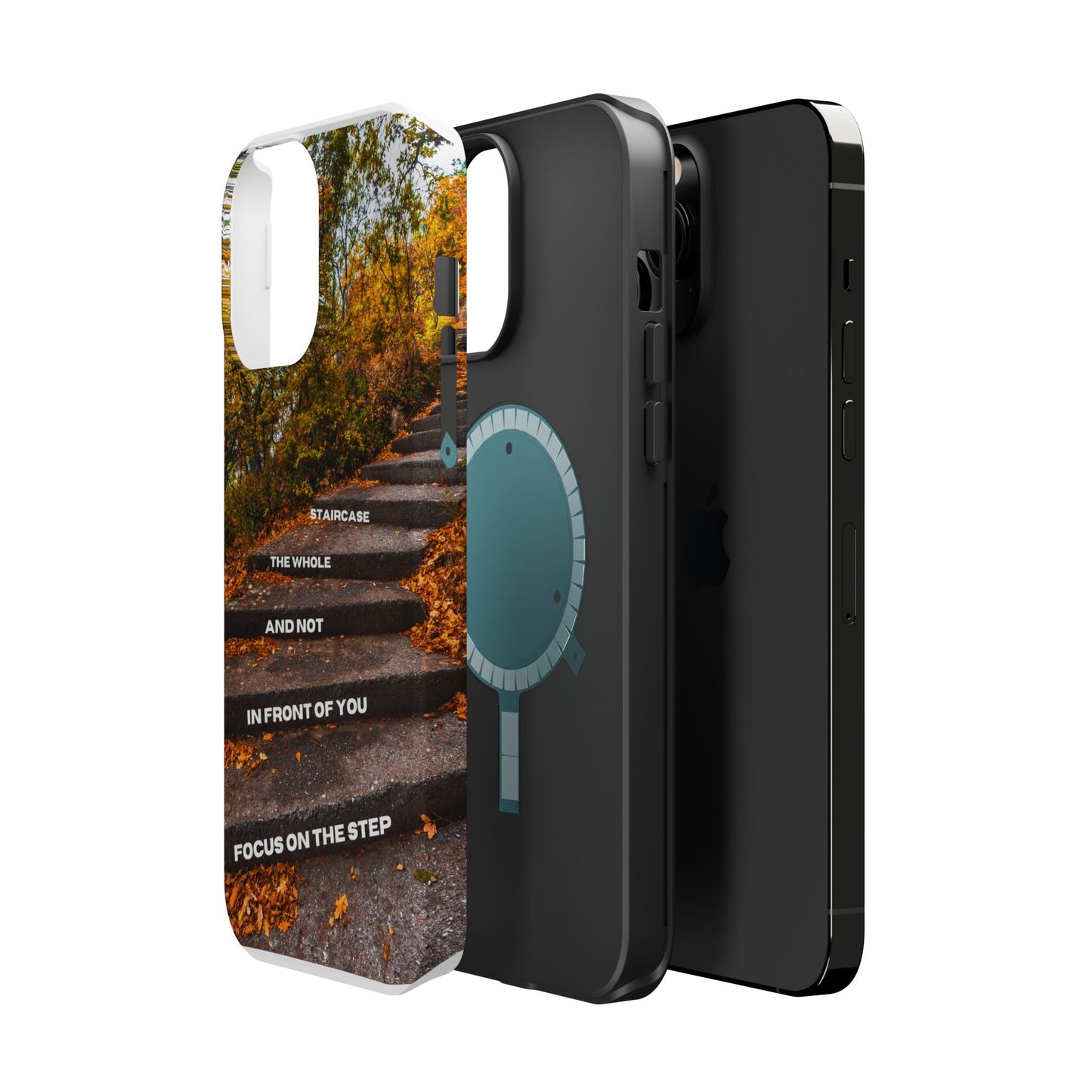 Autumn Steps: Focus on the Journey - Positive Reminder Phone Case