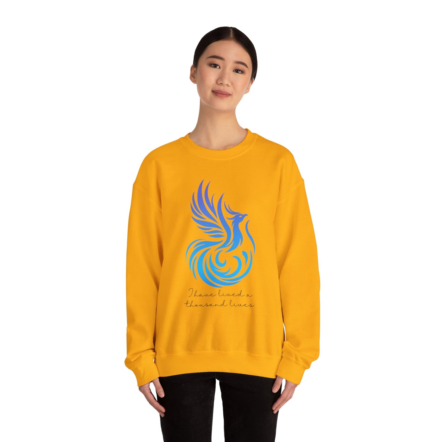 Phoenix Rising Sweatshirt - I Have Lived a Thousand Lives | Inspirational Unisex Sweatshirt