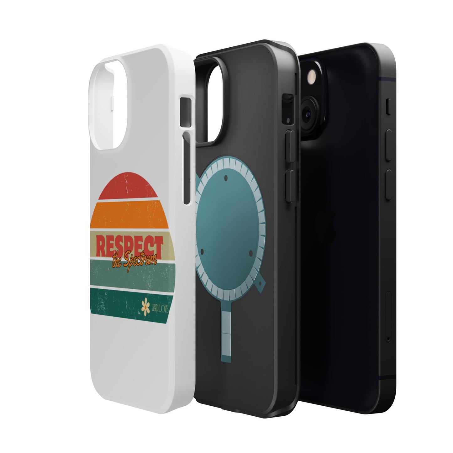 Vintage Rainbow: Respect the Spectrum - ASD Awareness Phone Case