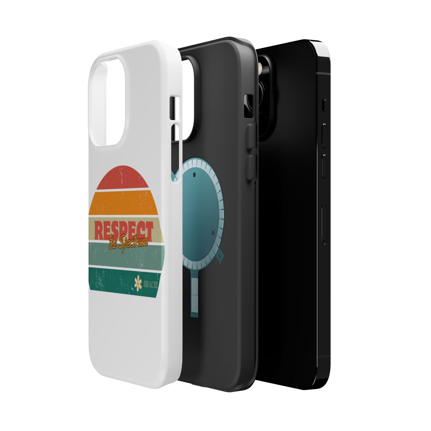 Vintage Rainbow: Respect the Spectrum - ASD Awareness Phone Case