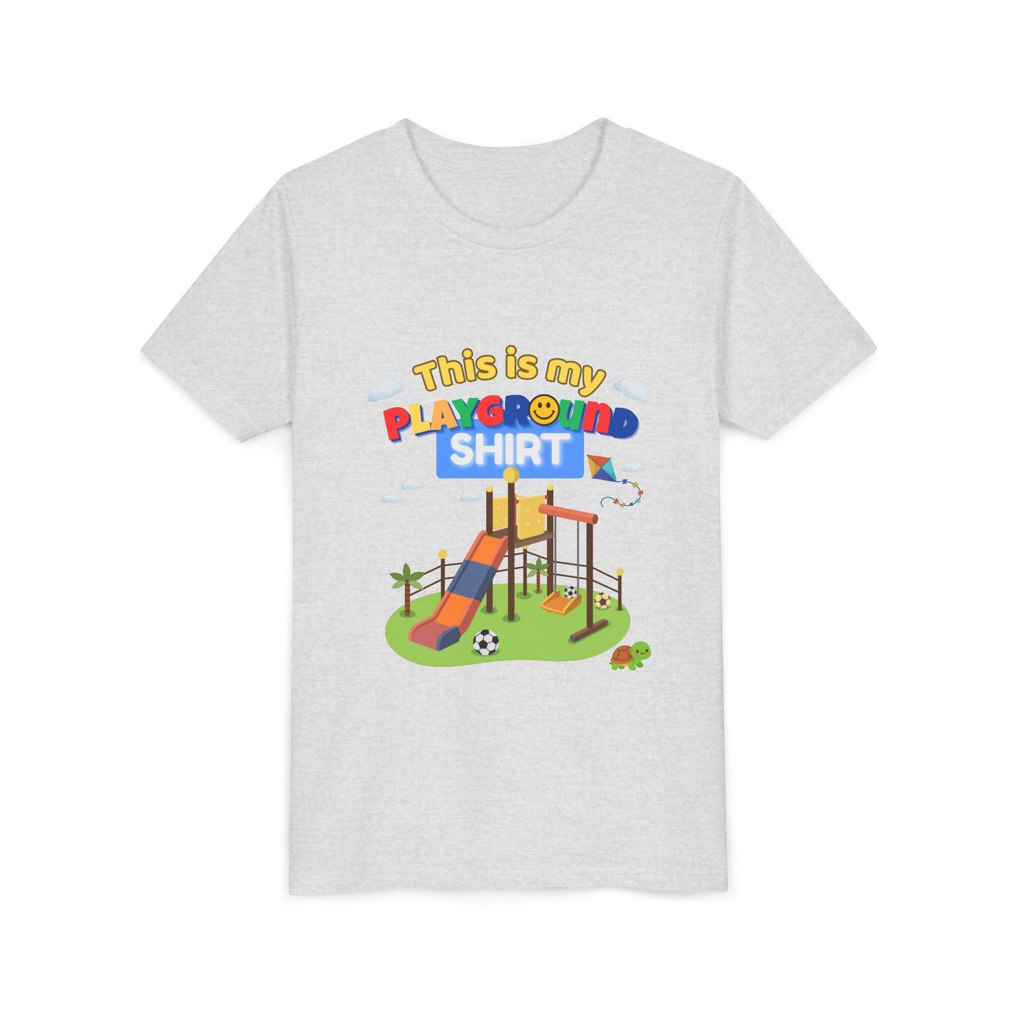 This Is My Playground Shirt Youth Tee | Playground Slide Graphic Shirt