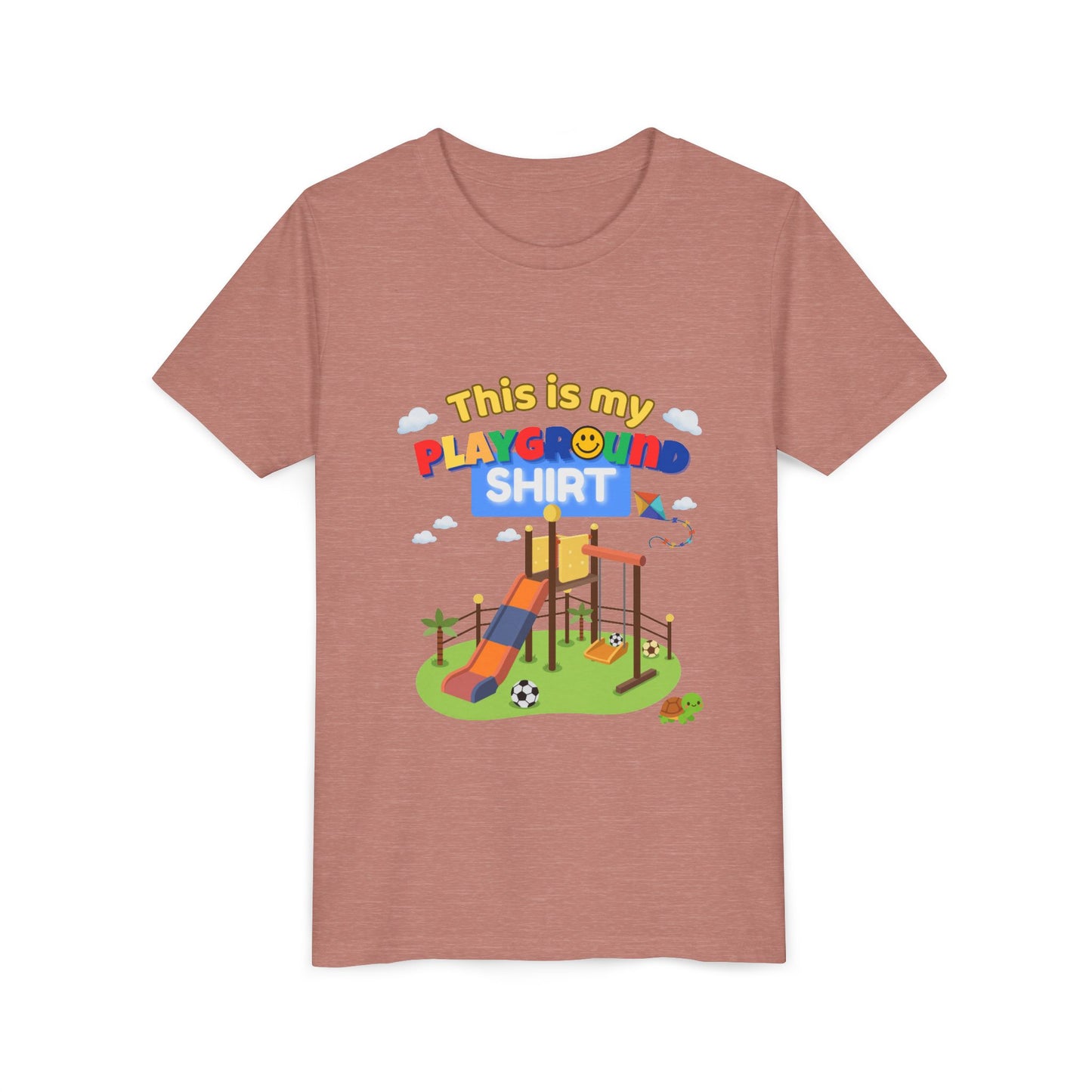 This Is My Playground Shirt Youth Tee | Playground Slide Graphic Shirt