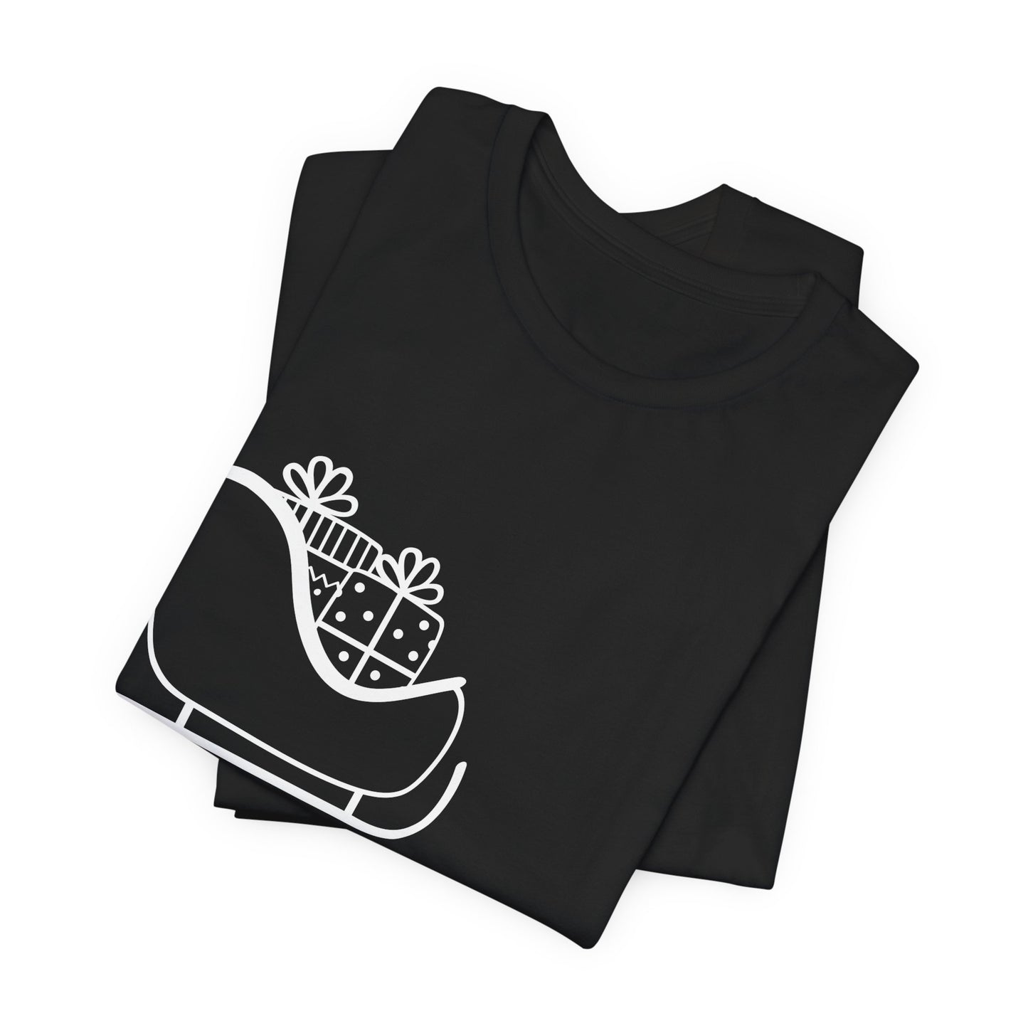 Sleigh All Day Holiday Shirt (WF) – Unisex Jersey Short Sleeve Tee | Holiday Gift | Funny Sleigh T-Shirt | Winter Snowflake Tee | Matching Family Outfit