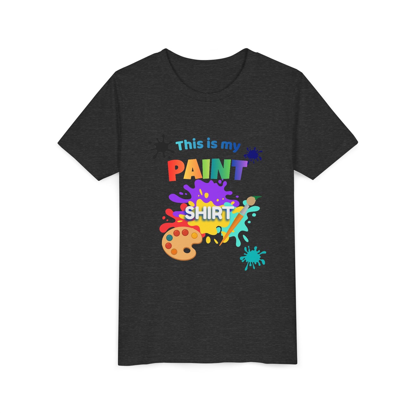 This Is My Paint Shirt Youth Tee SP | Kids Art Palette T-Shirt