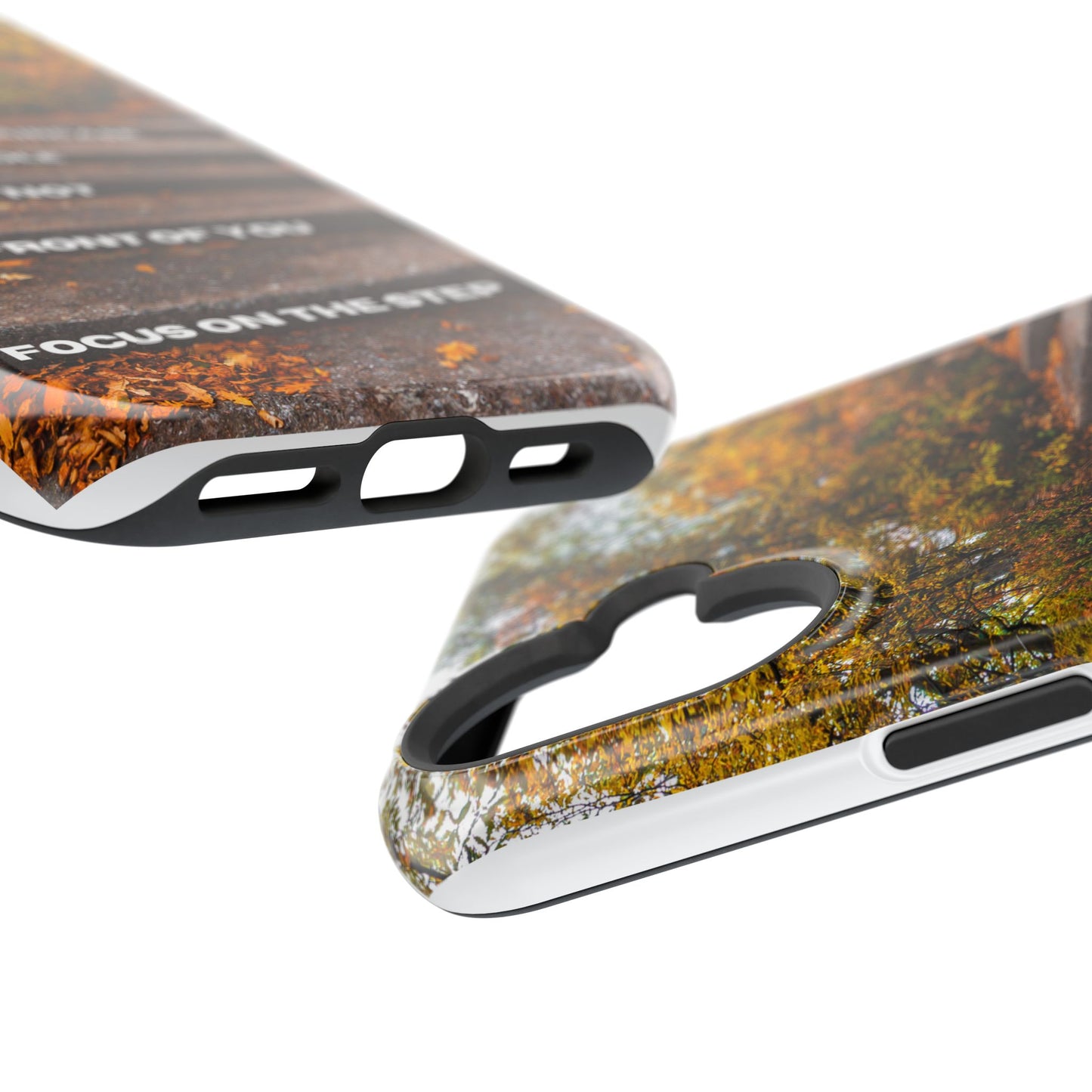 Autumn Steps: Focus on the Journey - Positive Reminder Phone Case