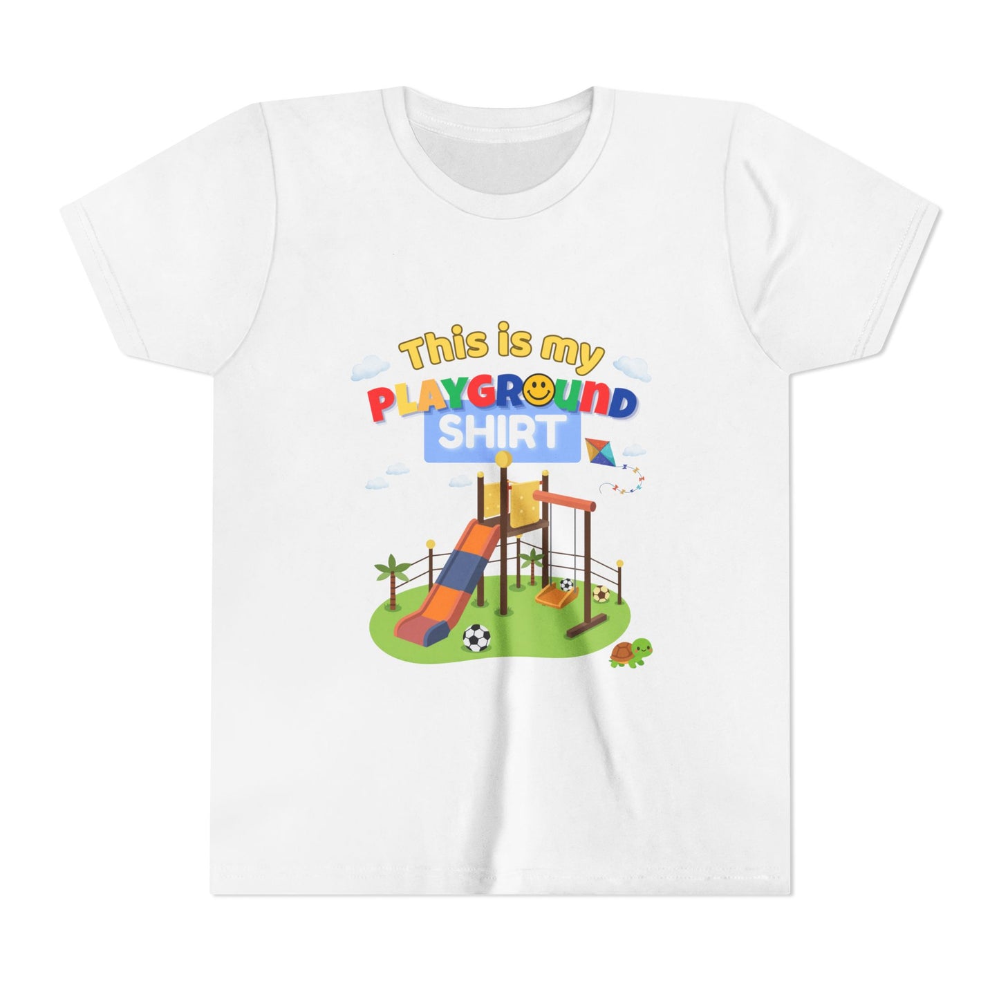This Is My Playground Shirt Youth Tee | Playground Slide Graphic Shirt
