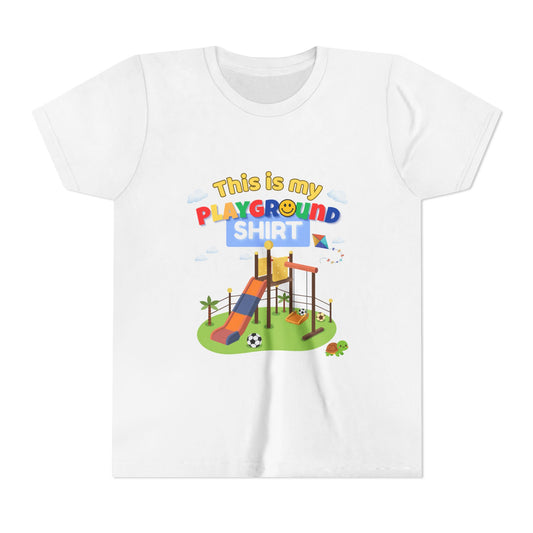 This Is My Playground Shirt Youth Tee | Playground Slide Graphic Shirt