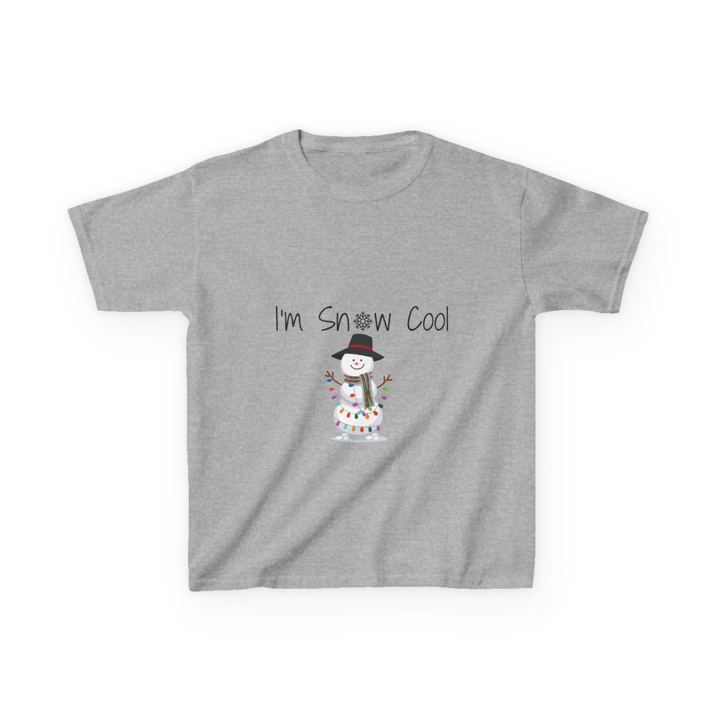 I'm Snow Cool Kids Tee - Fun Holiday Snowman Shirt for Boys and Girls