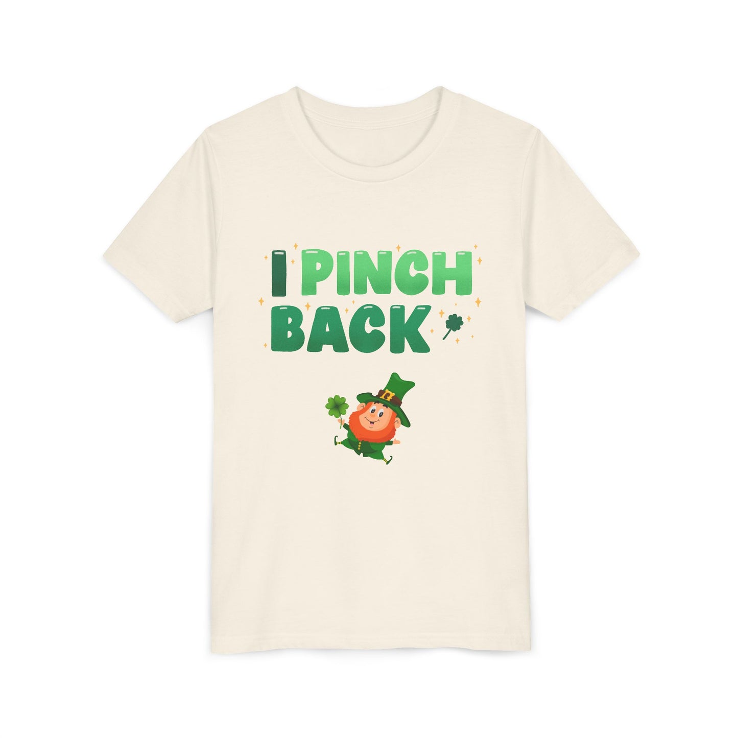 I Pinch Back Leprechaun Kids T-Shirt | St. Patrick's Day Shamrock Tee
