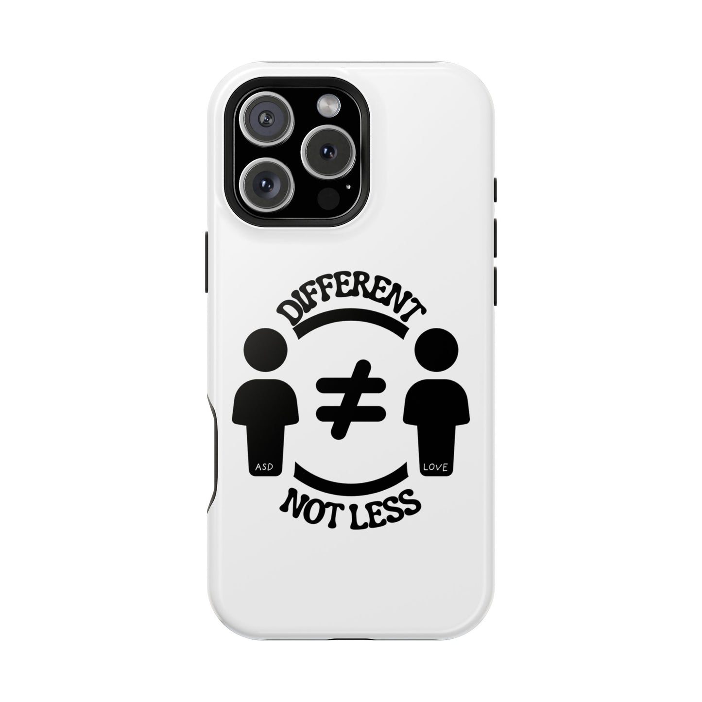 Silhouette Harmony: Different, Not Less - ASD Awareness Phone Case