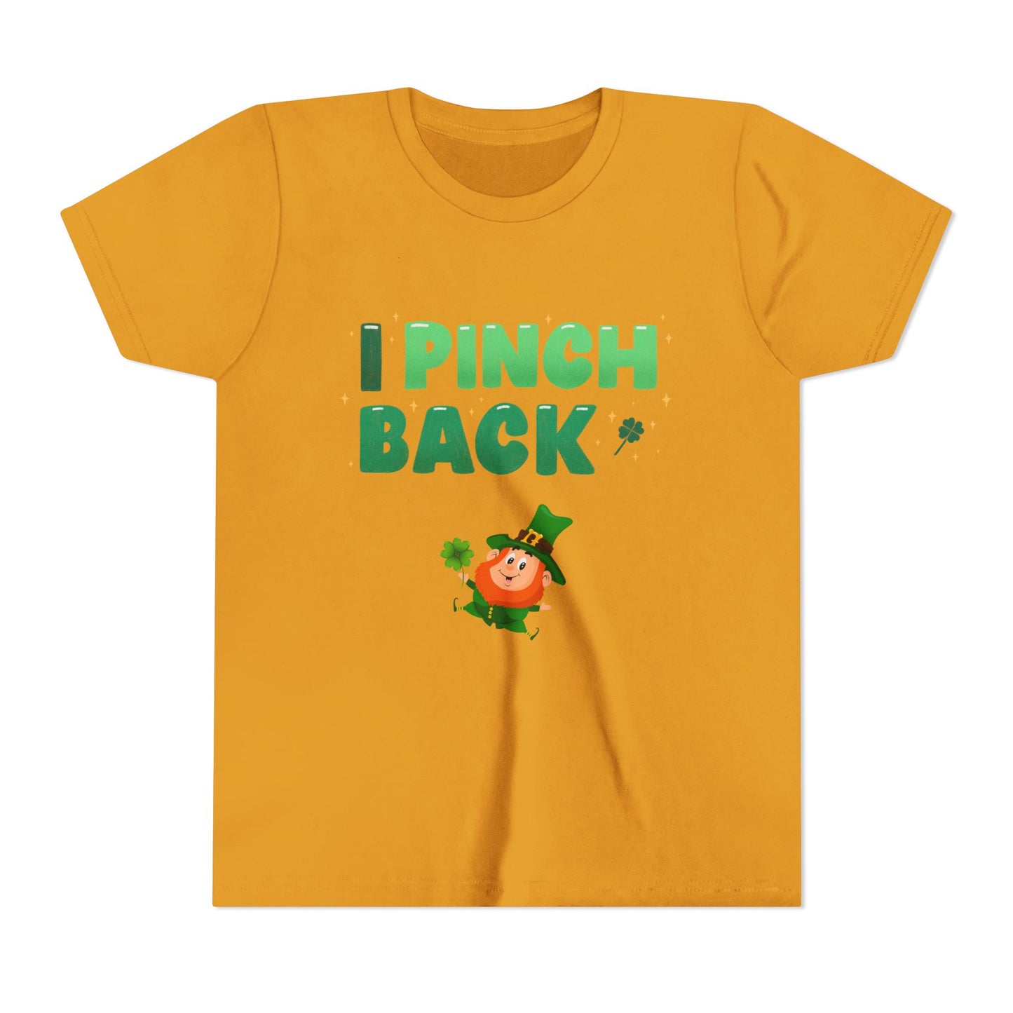 I Pinch Back Leprechaun Kids T-Shirt | St. Patrick's Day Shamrock Tee