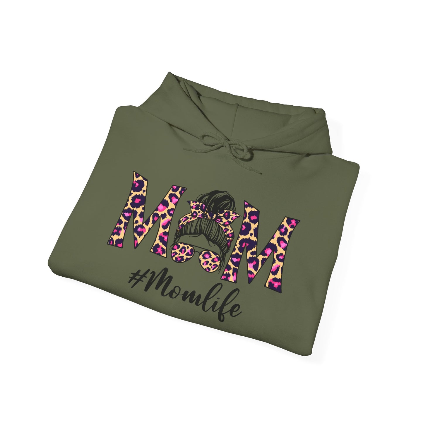 Leopard Print Mom Life Hoodie - Fierce & Fabulous | Mom Life Hoodie, Cozy Sweatshirt for Mothers, Unique Mothers Day Gift, Cute Mom Apparel