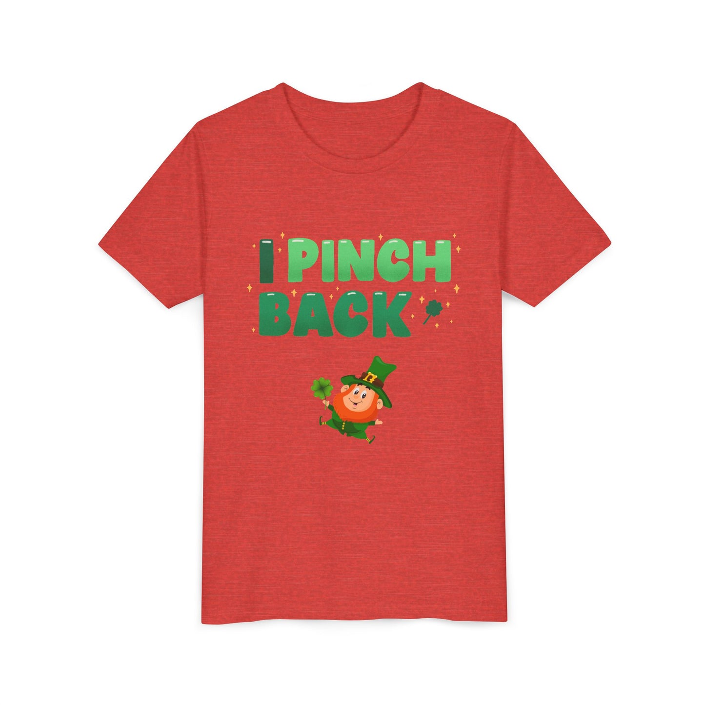 I Pinch Back Leprechaun Kids T-Shirt | St. Patrick's Day Shamrock Tee
