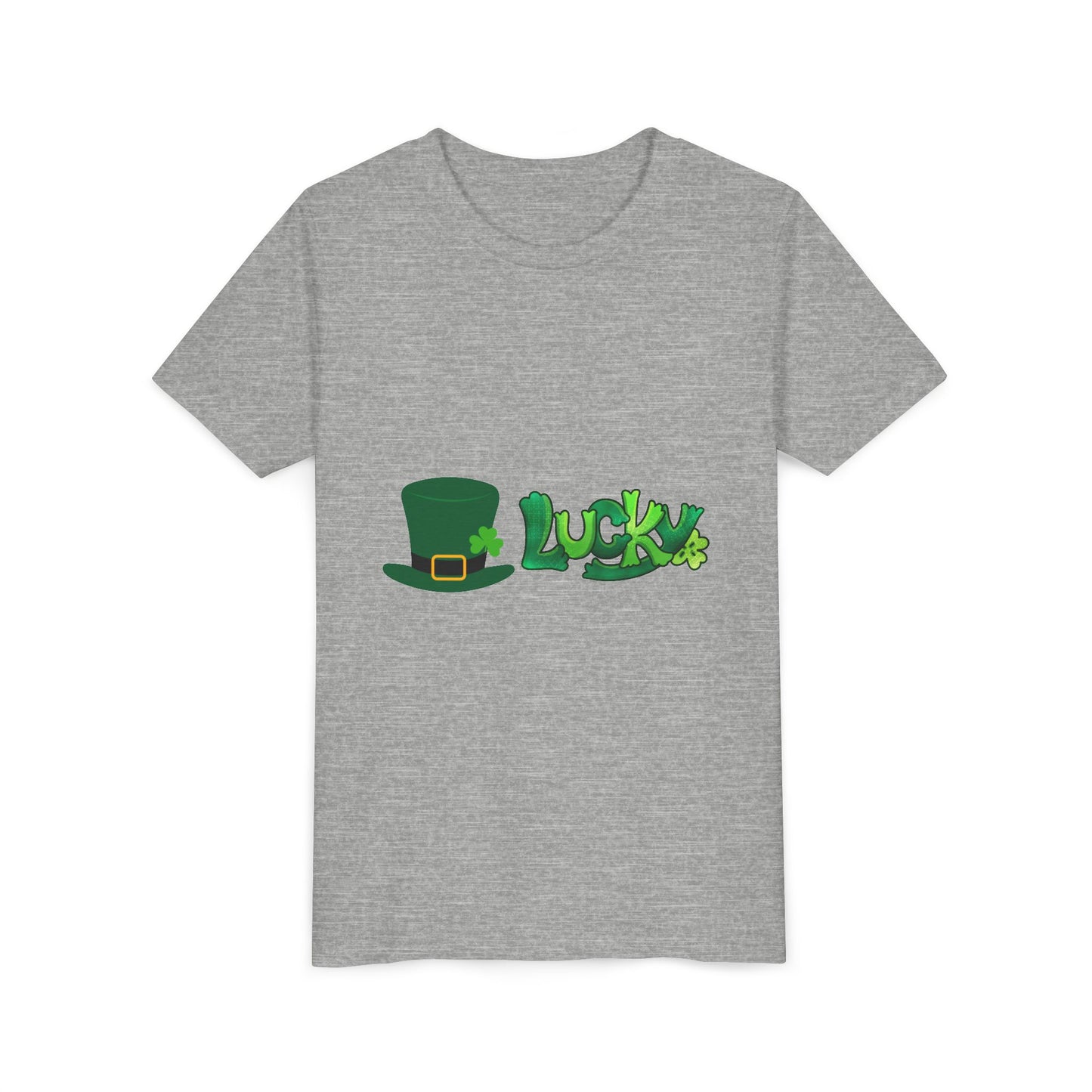 Lucky St. Patricks Day Shamrock Tee | Youth T-Shirt