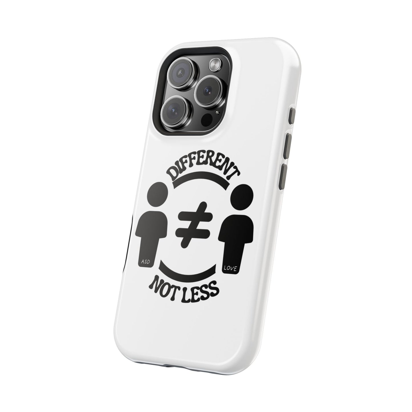 Silhouette Harmony: Different, Not Less - ASD Awareness Phone Case