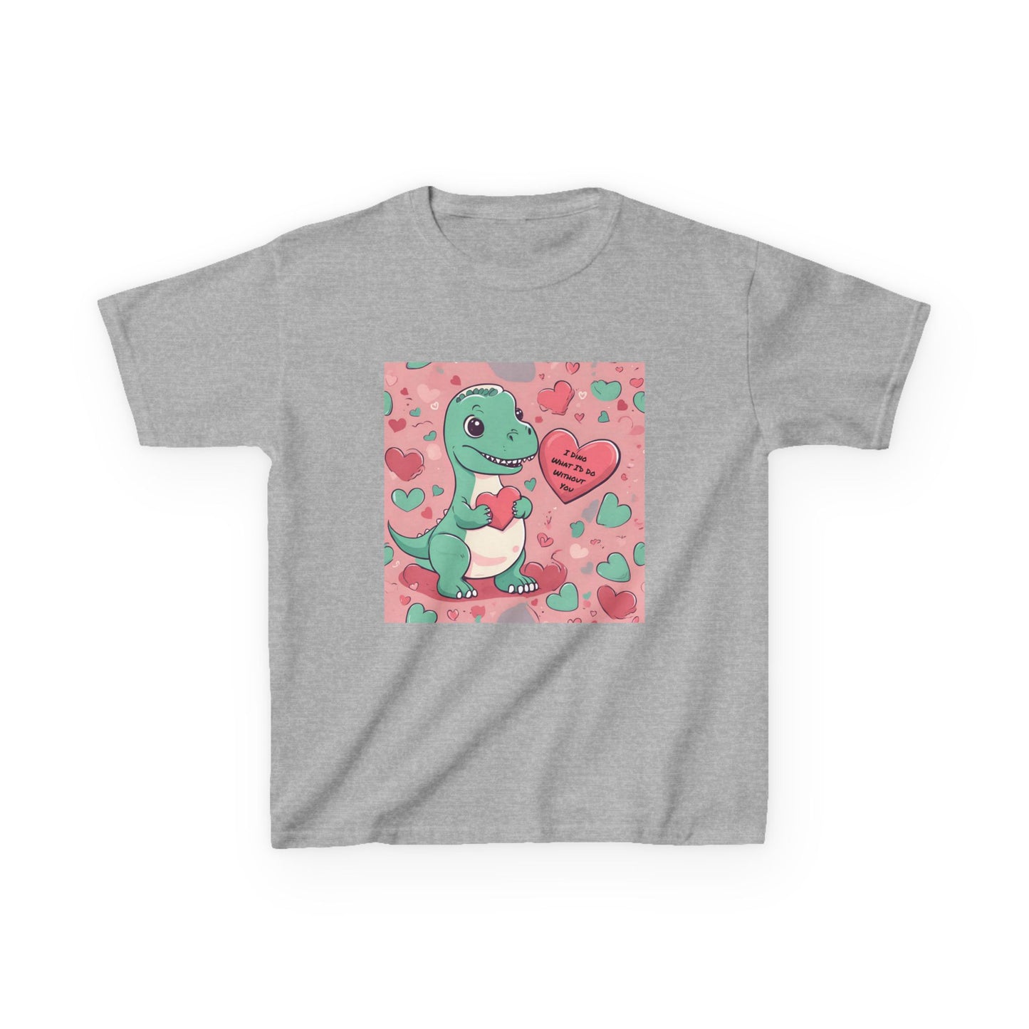 I Dino What I'd Do Without You - Baby Dino Valentine's Kids tee