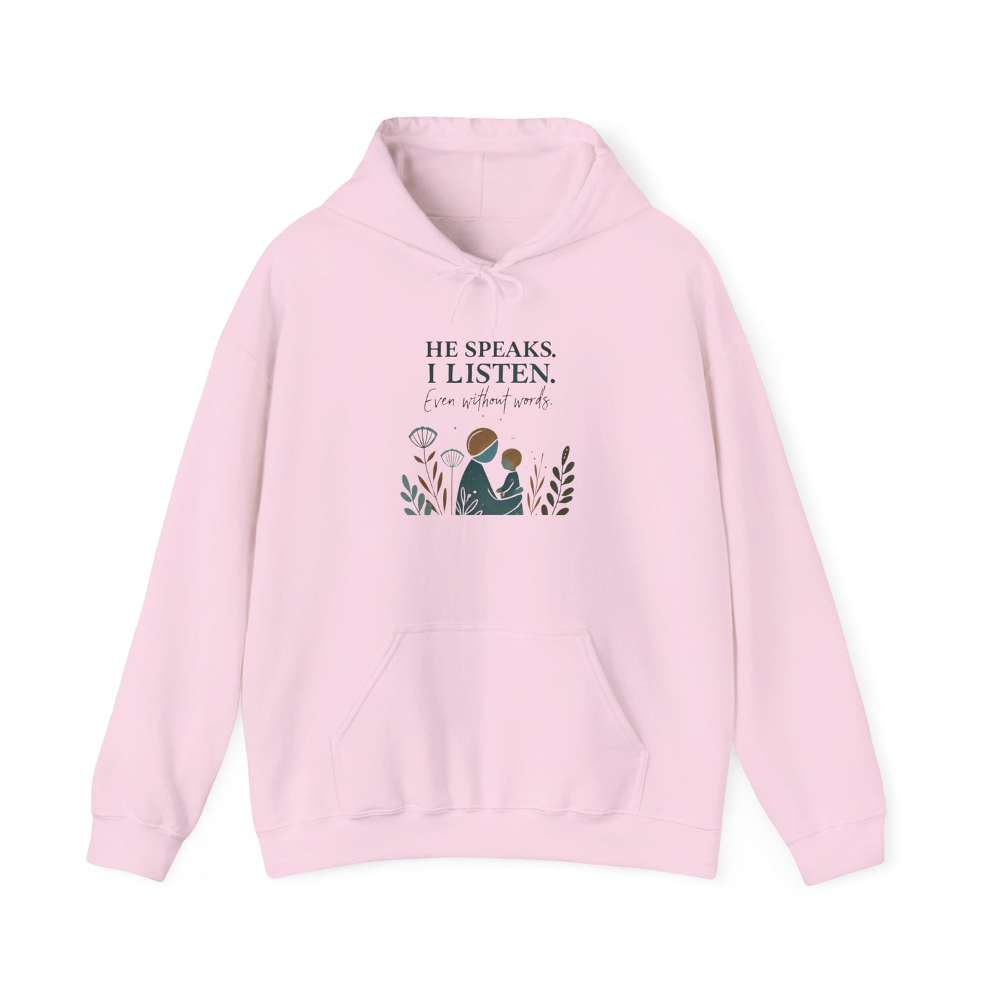 He Speaks, I Listen - Autism Parent Hoodie