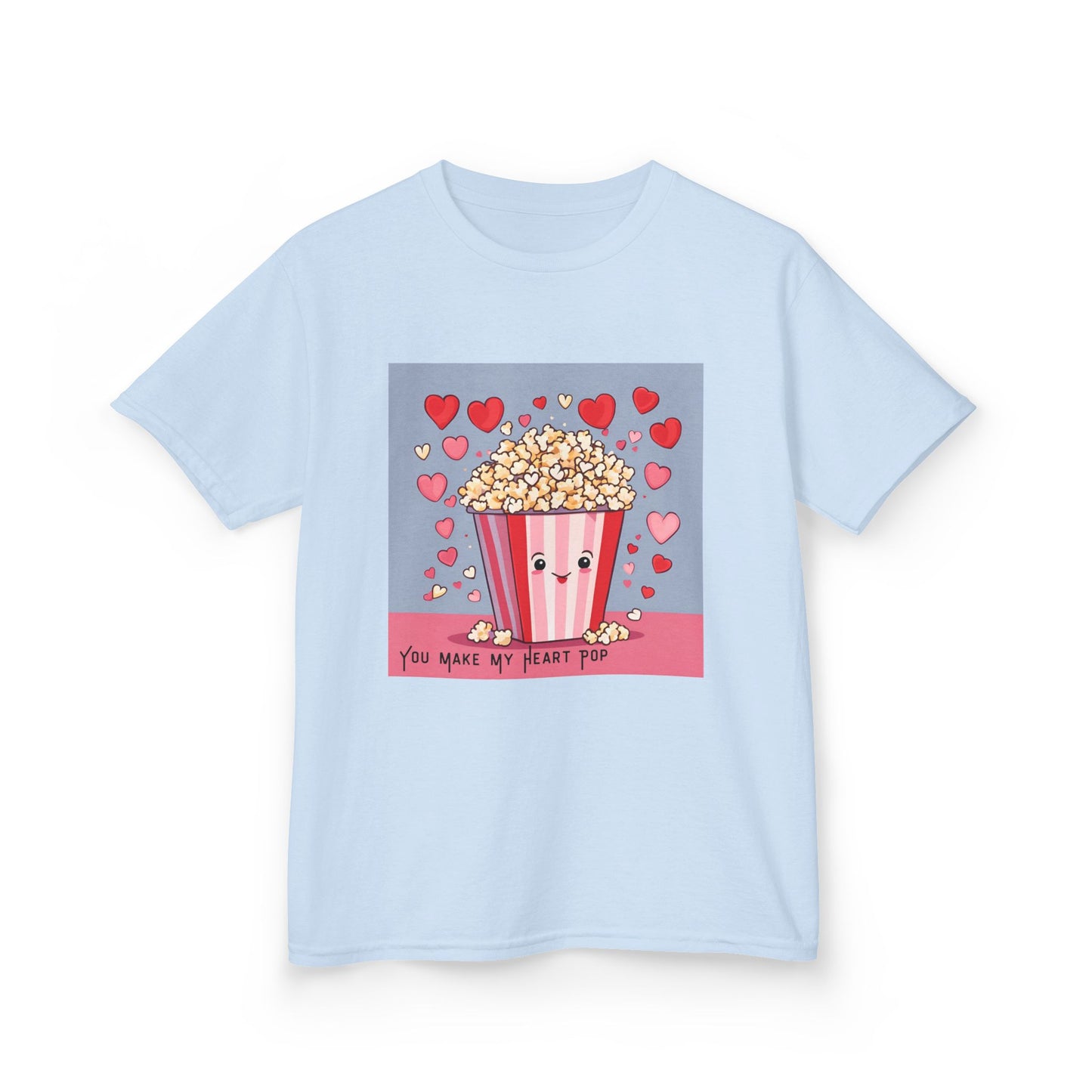 You Make My Heart Pop - Popcorn Valentine's Kids Tee