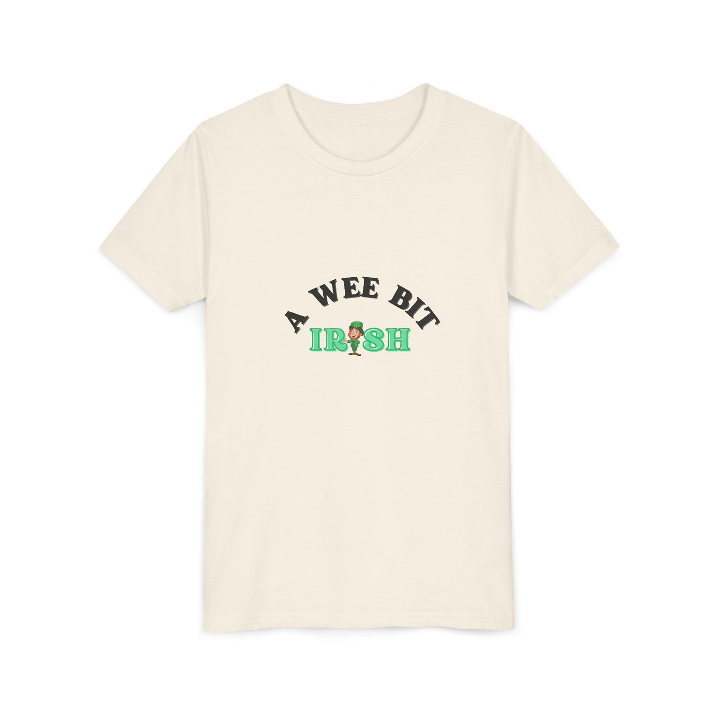 A Wee Bit Irish Youth Tee | St. Patrick's Day Shamrock Kids Shirt