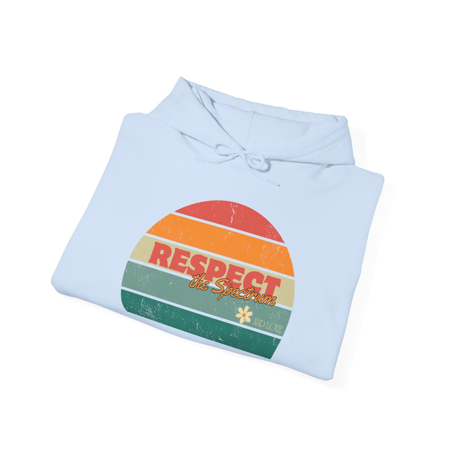 Respect the Spectrum | Hooded Sweatshirt | Autism Awareness | Diversity and Inclusivity