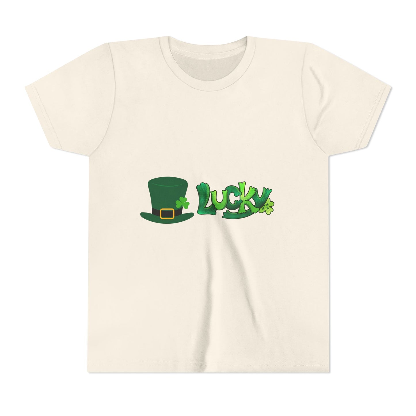 Lucky St. Patricks Day Shamrock Tee | Youth T-Shirt