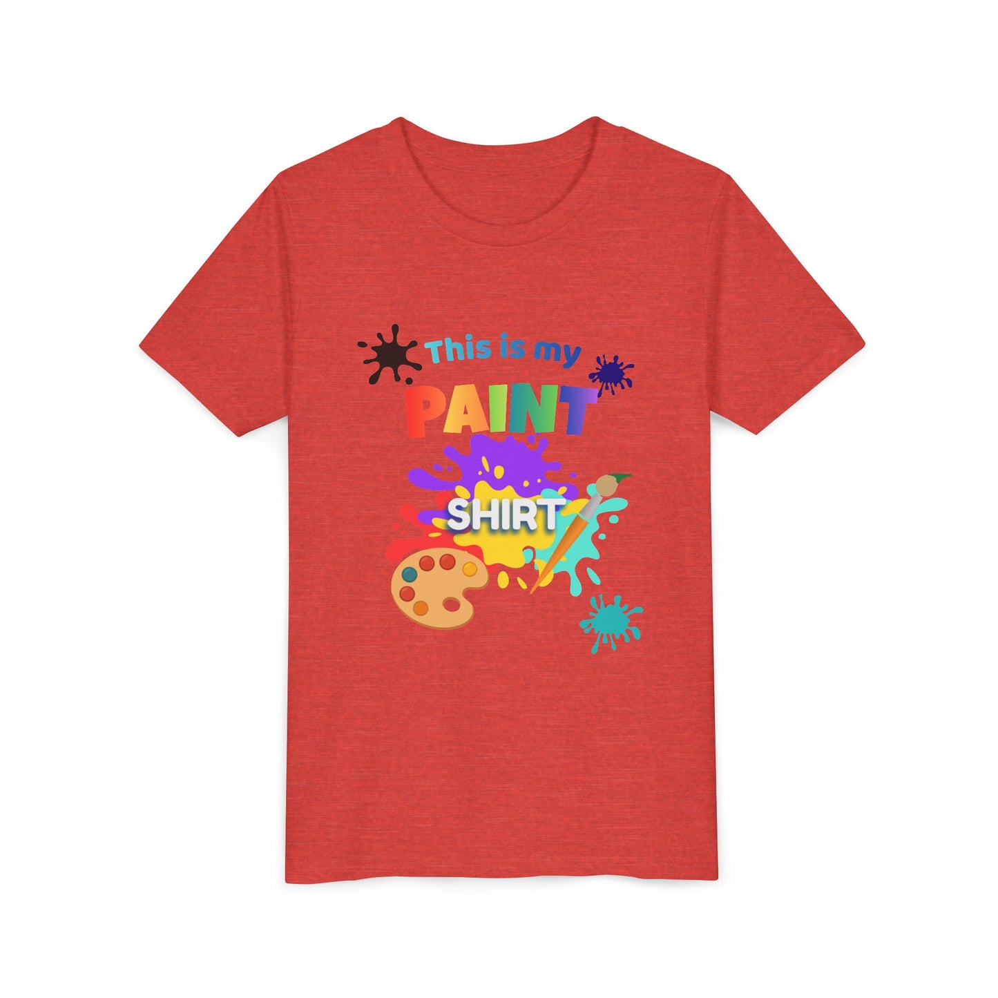 This Is My Paint Shirt Youth Tee SP | Kids Art Palette T-Shirt