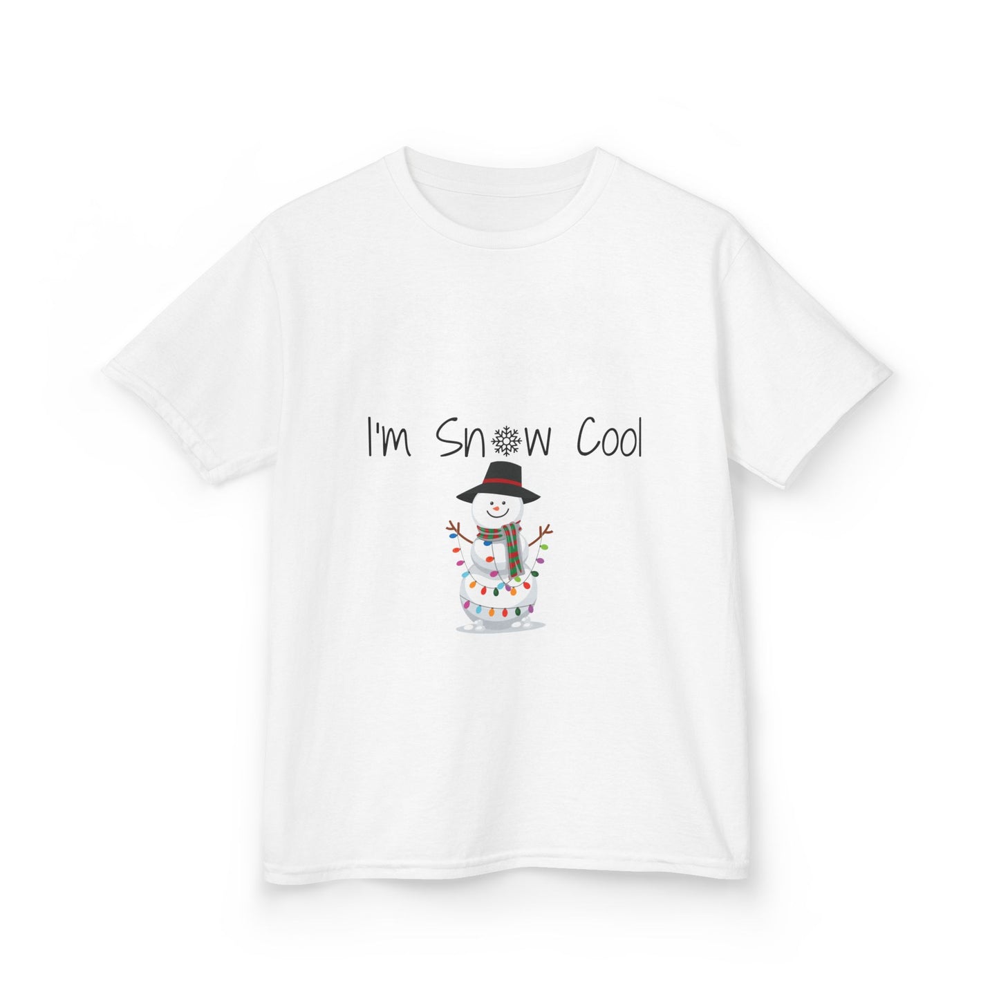 I'm Snow Cool Kids Tee - Fun Holiday Snowman Shirt for Boys and Girls
