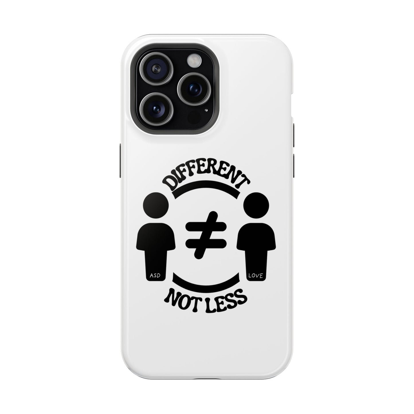 Silhouette Harmony: Different, Not Less - ASD Awareness Phone Case