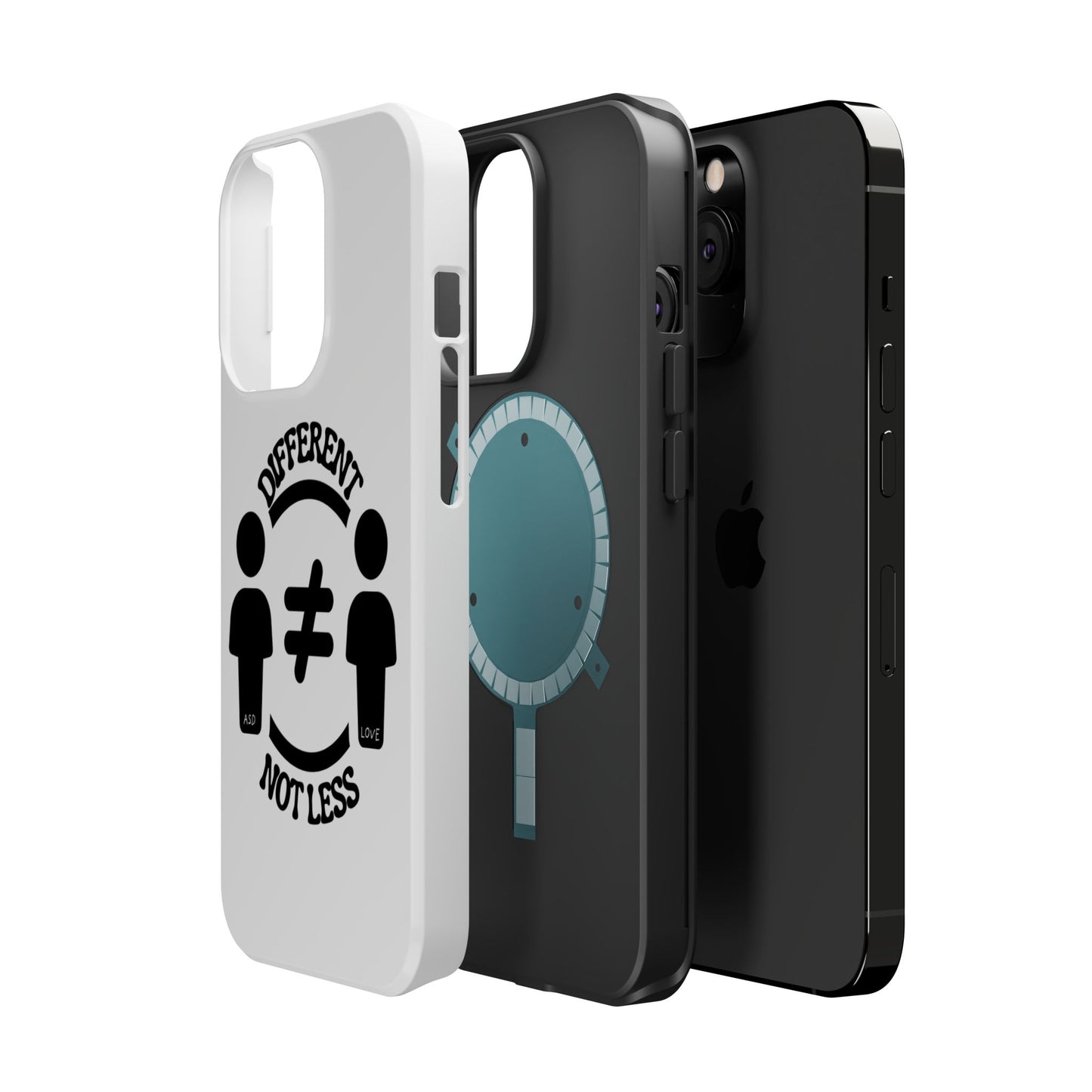 Silhouette Harmony: Different, Not Less - ASD Awareness Phone Case