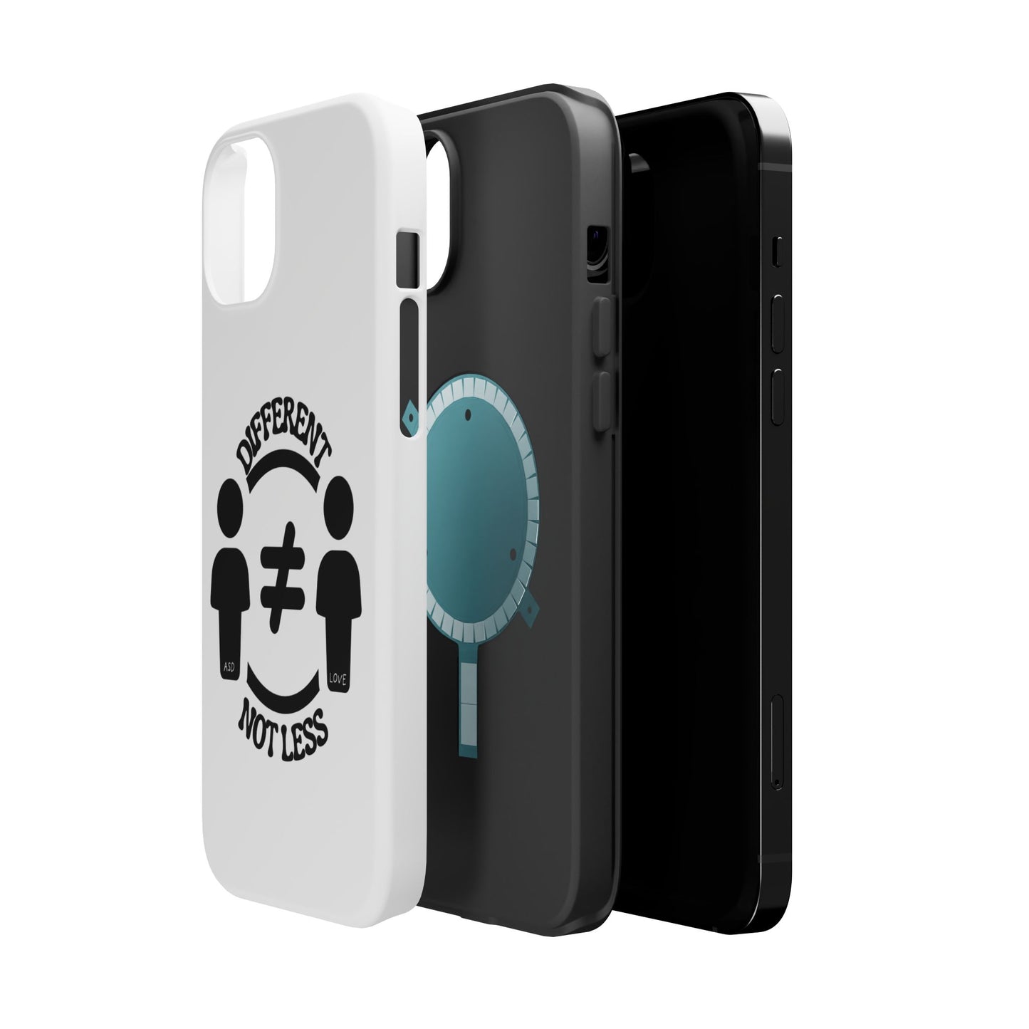 Silhouette Harmony: Different, Not Less - ASD Awareness Phone Case