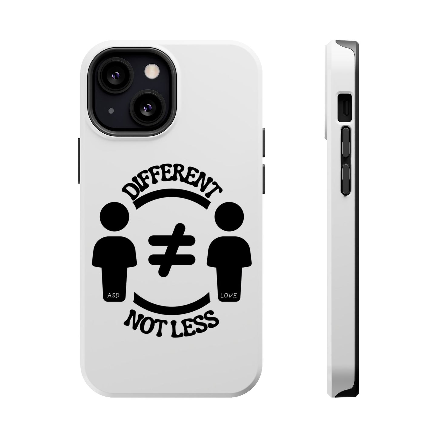 Silhouette Harmony: Different, Not Less - ASD Awareness Phone Case