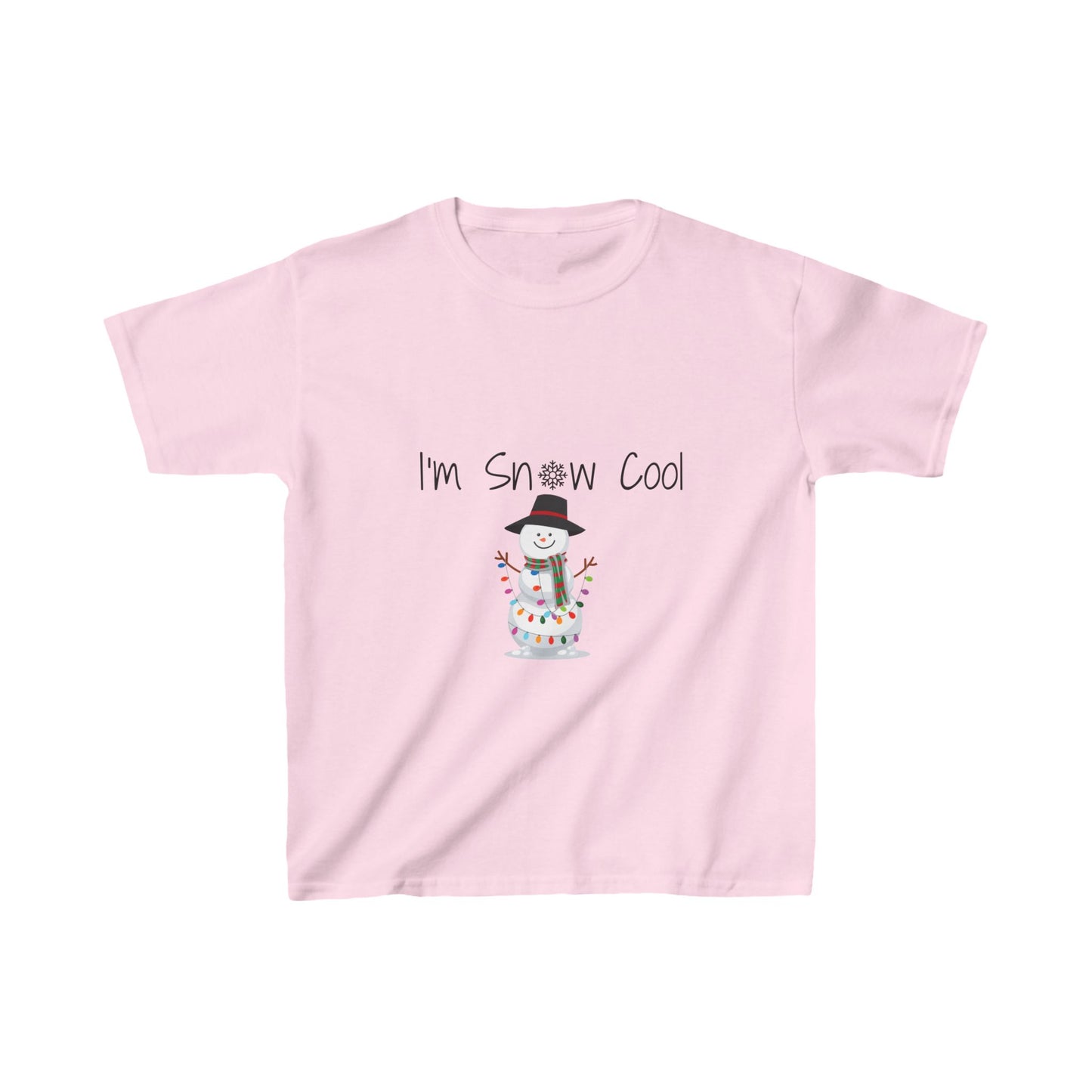 I'm Snow Cool Kids Tee - Fun Holiday Snowman Shirt for Boys and Girls