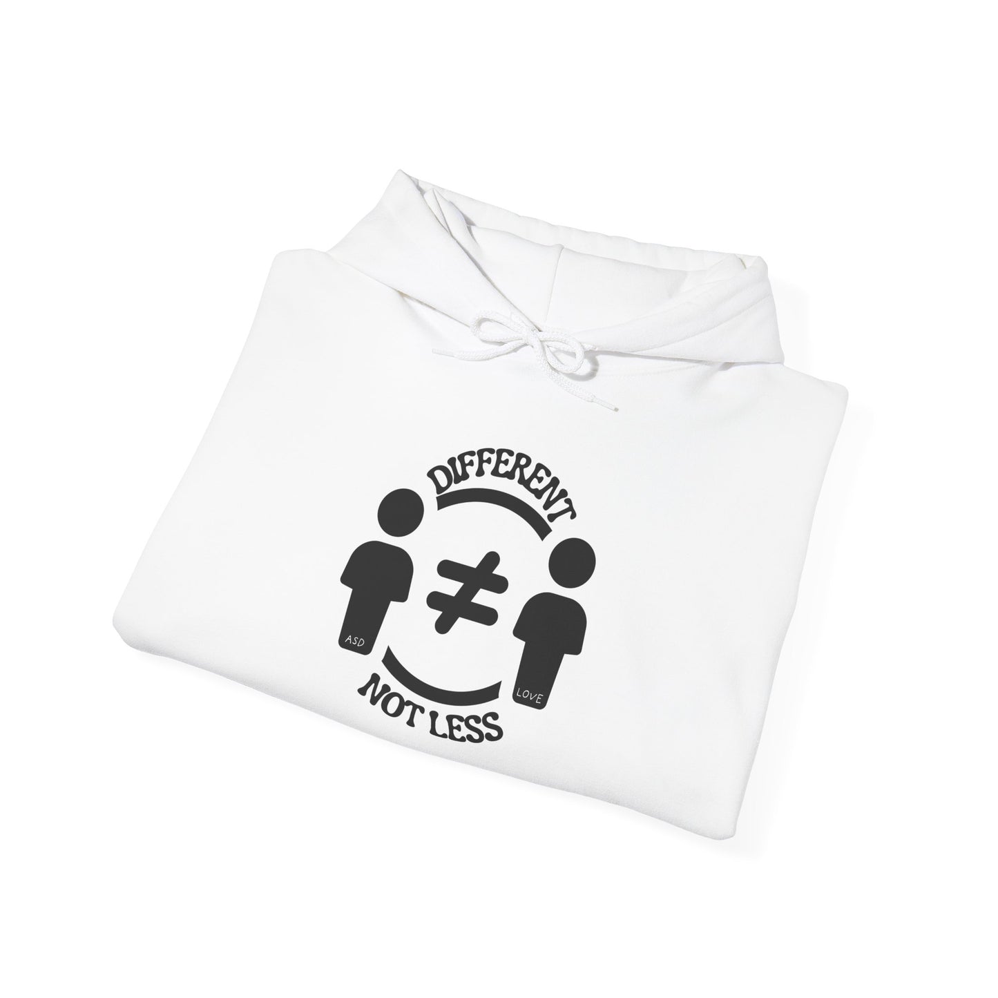 Different Not Less | Hoodie | Autism Awareness | Diversity and Inclusivity