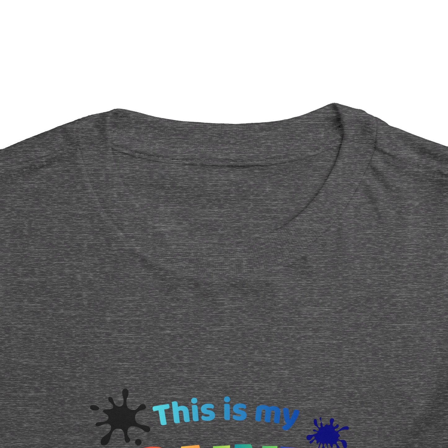 This Is My Paint Shirt Toddler Tee | Kids Painting Art Splash Shirt