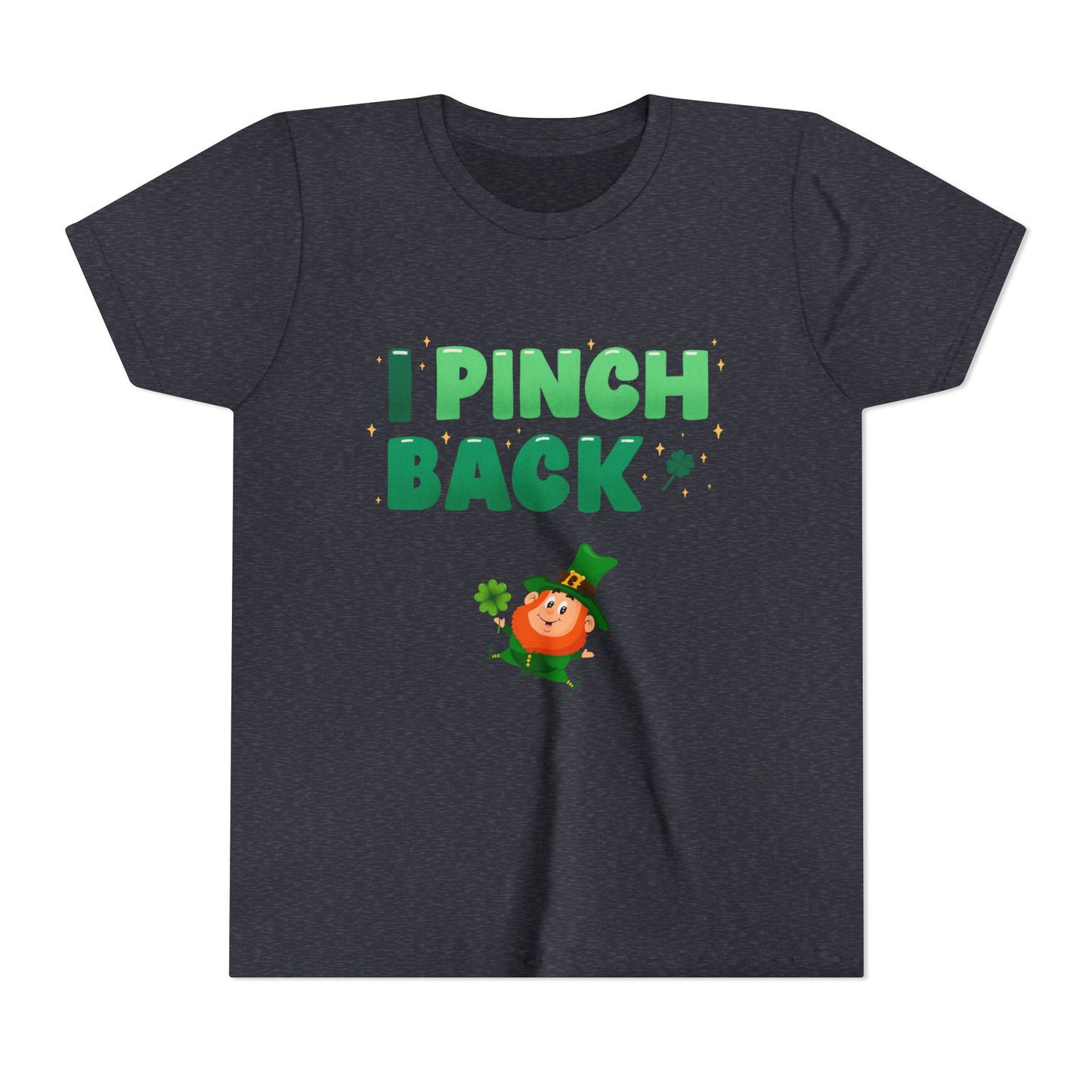 I Pinch Back Leprechaun Kids T-Shirt | St. Patrick's Day Shamrock Tee