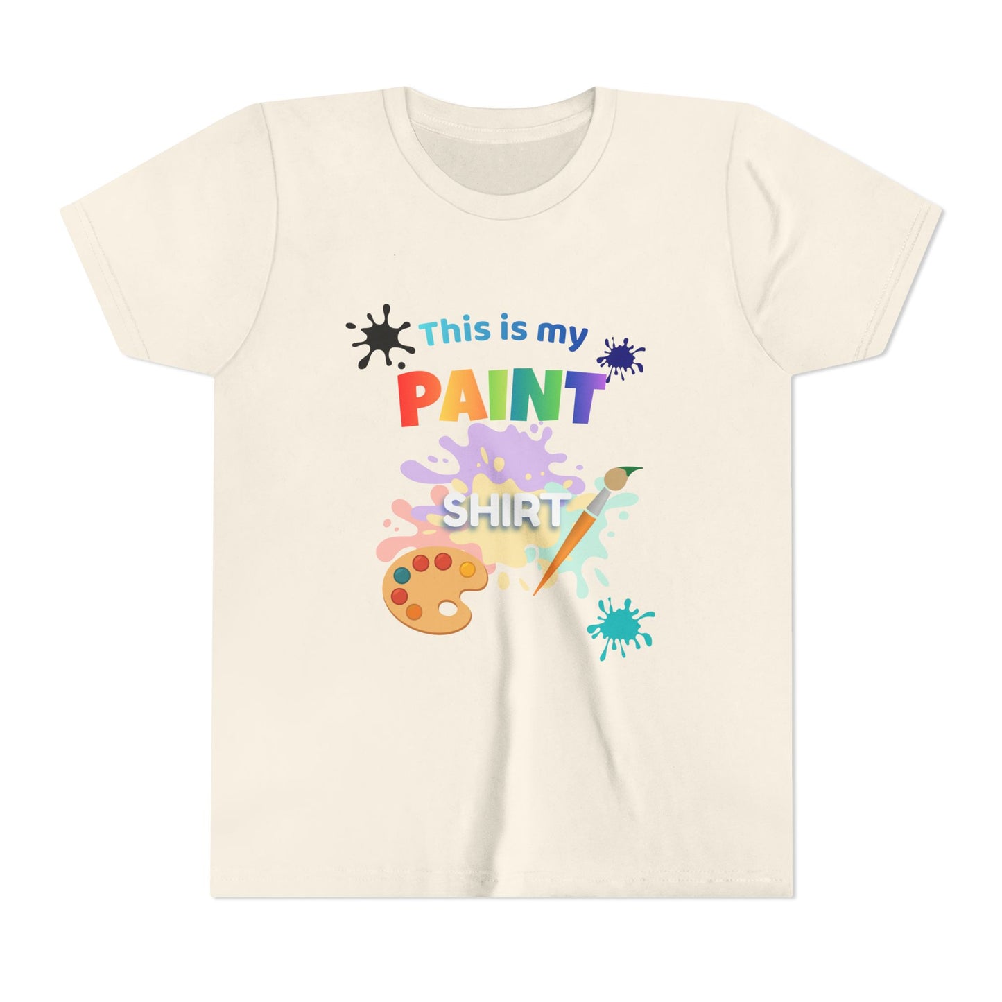This Is My Paint Shirt Youth Tee SP | Kids Art Palette T-Shirt