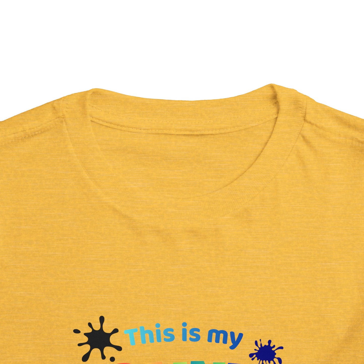 This Is My Paint Shirt Toddler Tee | Kids Painting Art Splash Shirt