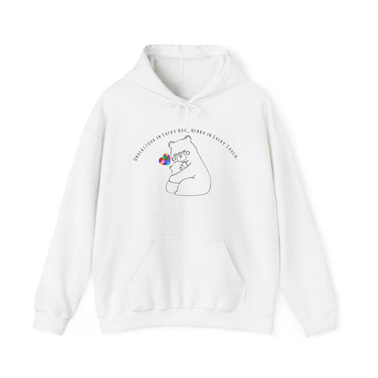Every Hug, Every Touch - Autism Awareness Hoodie - Gift for Her, Unisex Comfort
