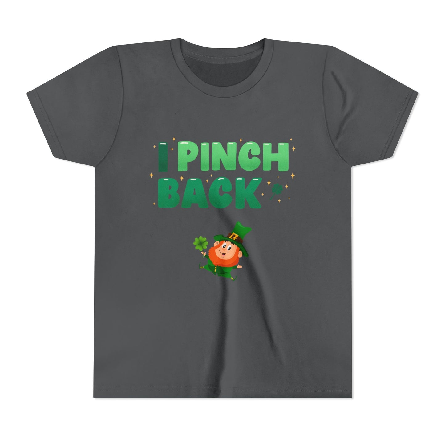 I Pinch Back Leprechaun Kids T-Shirt | St. Patrick's Day Shamrock Tee