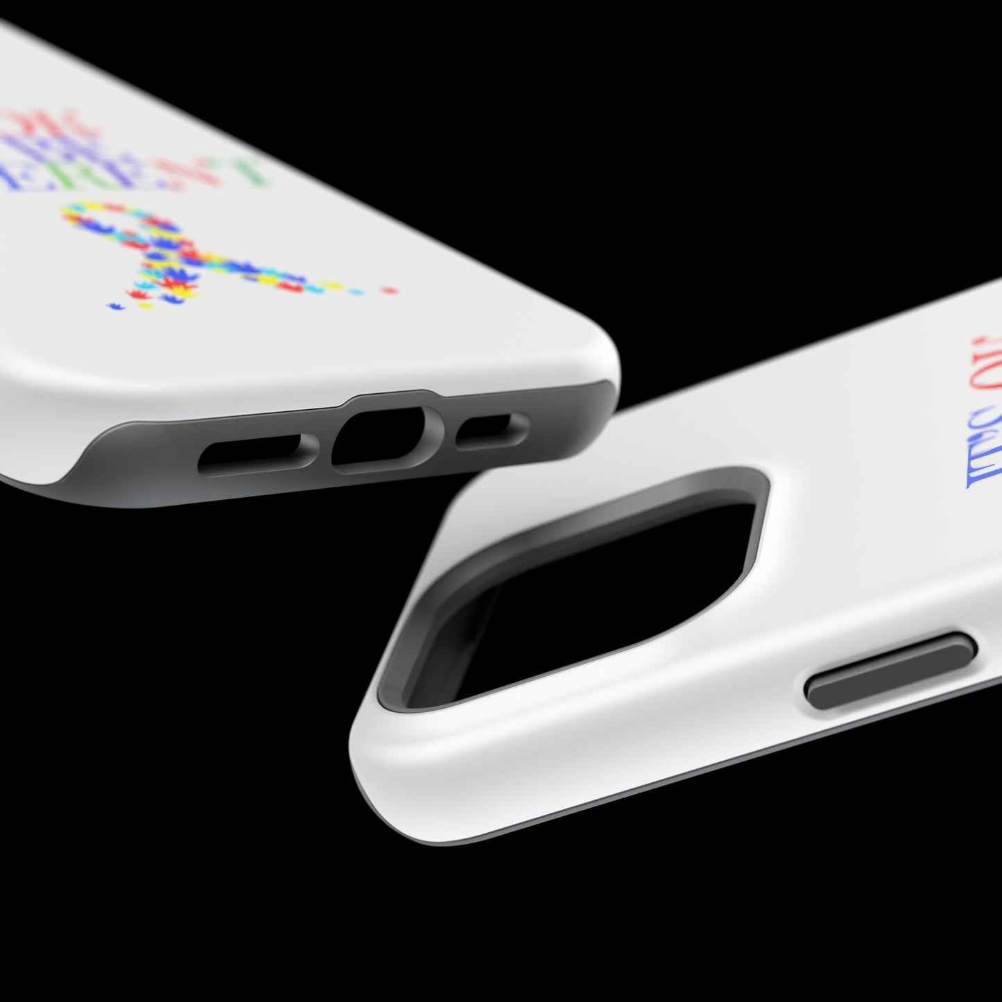 Autism Support Ribbon: It's Okay to Be Different - ASD Awareness Phone Case