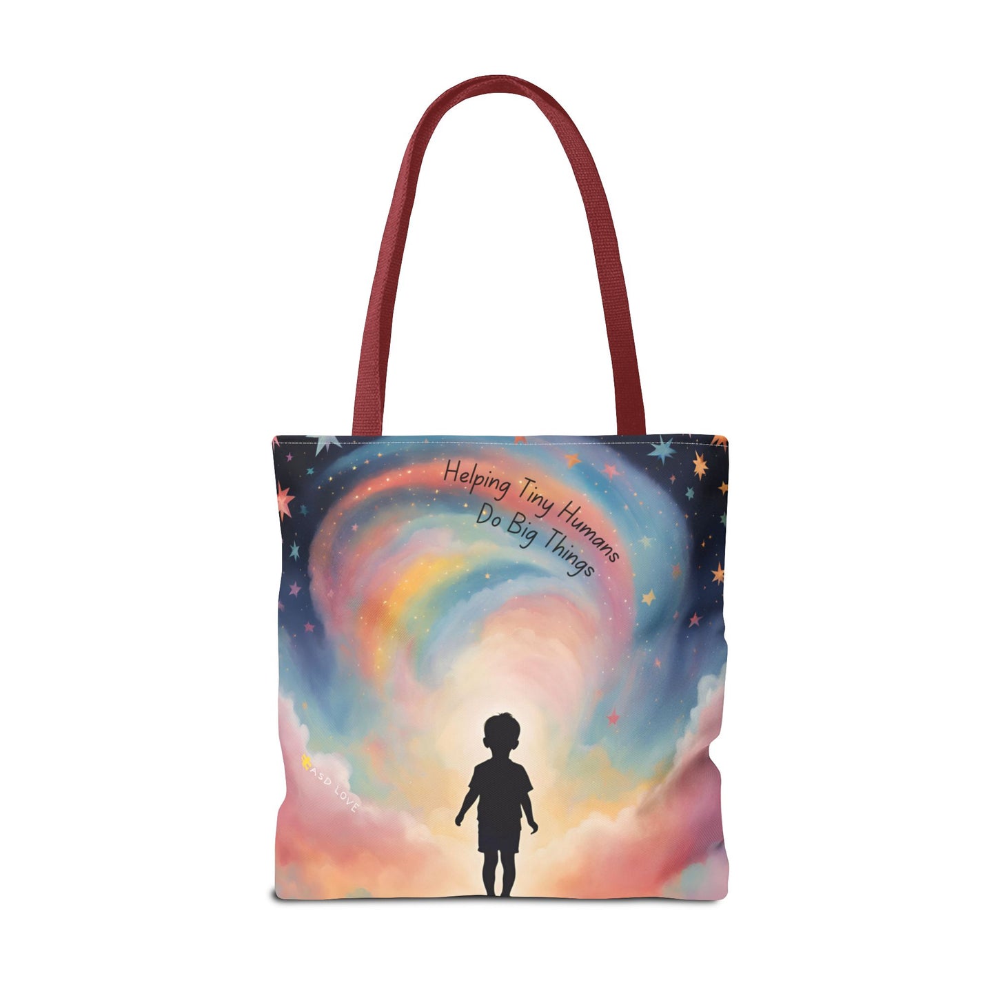 Helping Tiny Humans Do Big Things Tote - Inspiring Kids to Reach for the Stars