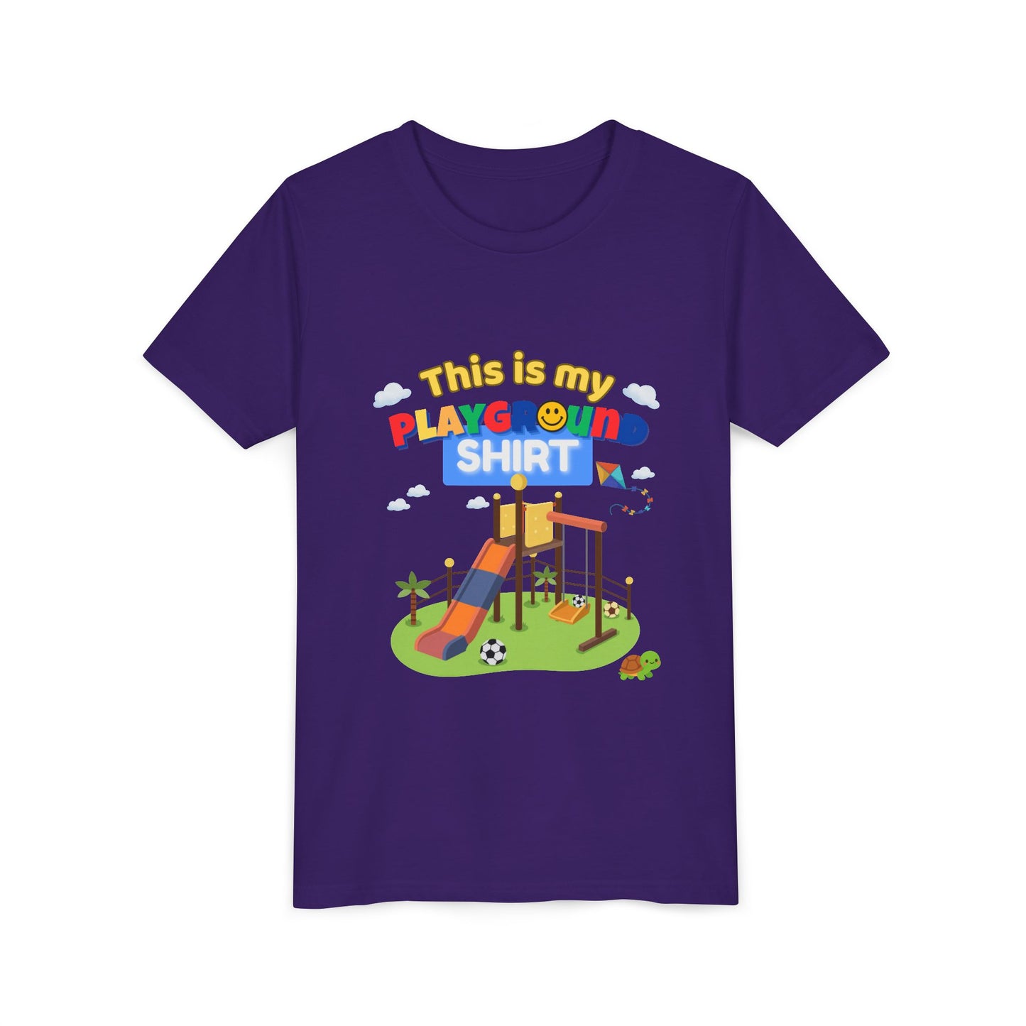 This Is My Playground Shirt Youth Tee | Playground Slide Graphic Shirt