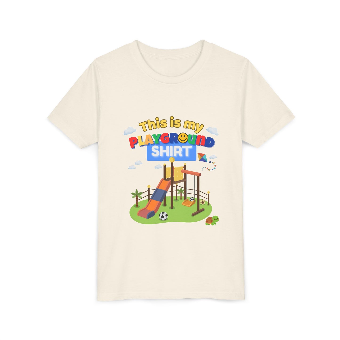 This Is My Playground Shirt Youth Tee | Playground Slide Graphic Shirt