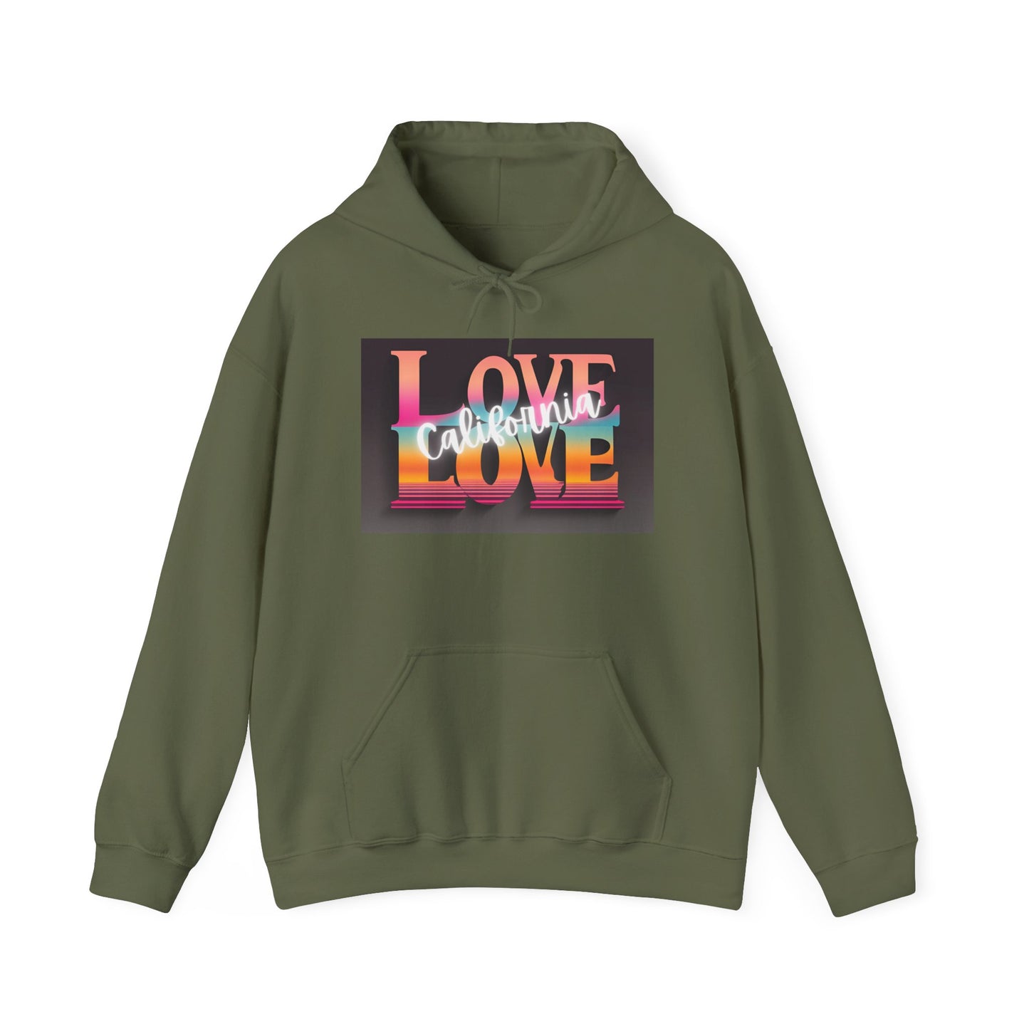 Love, LOVE, California Hoodie (NW) - Cali Love