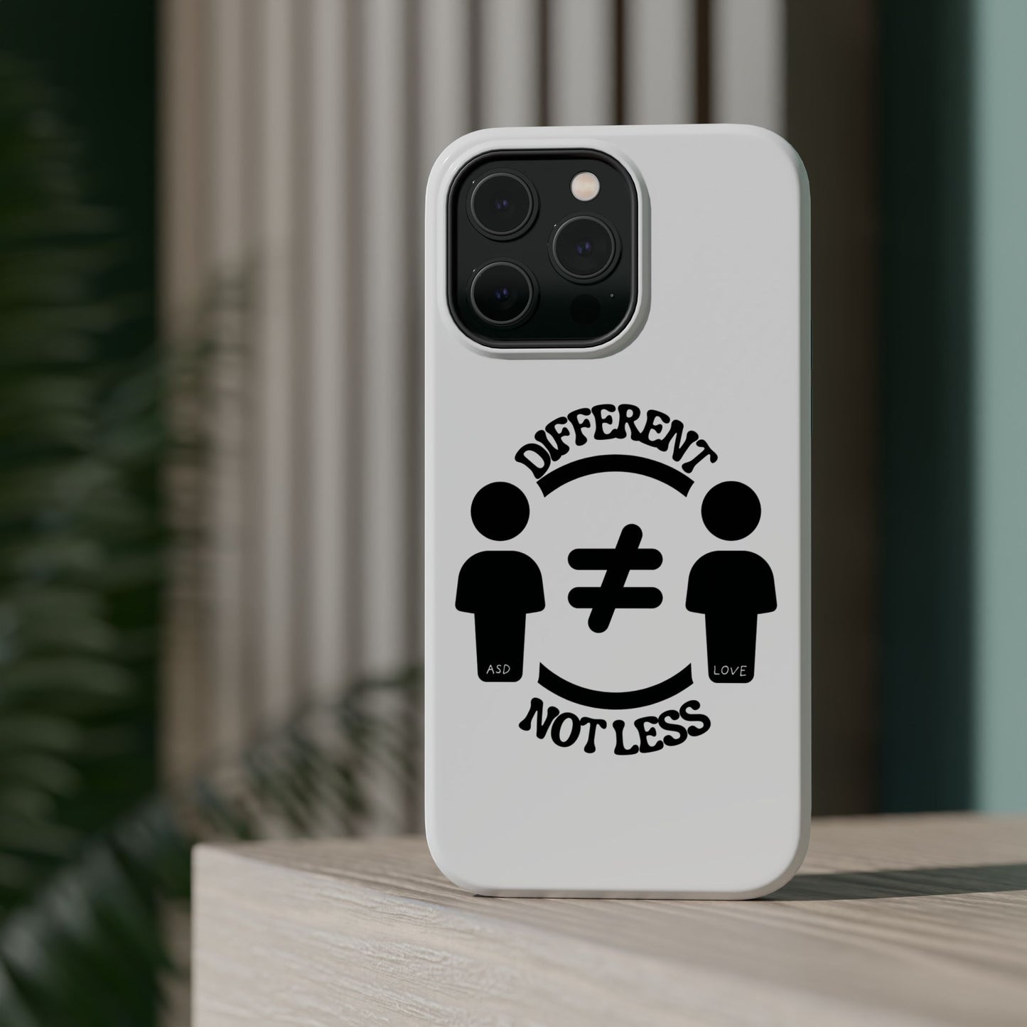 Silhouette Harmony: Different, Not Less - ASD Awareness Phone Case