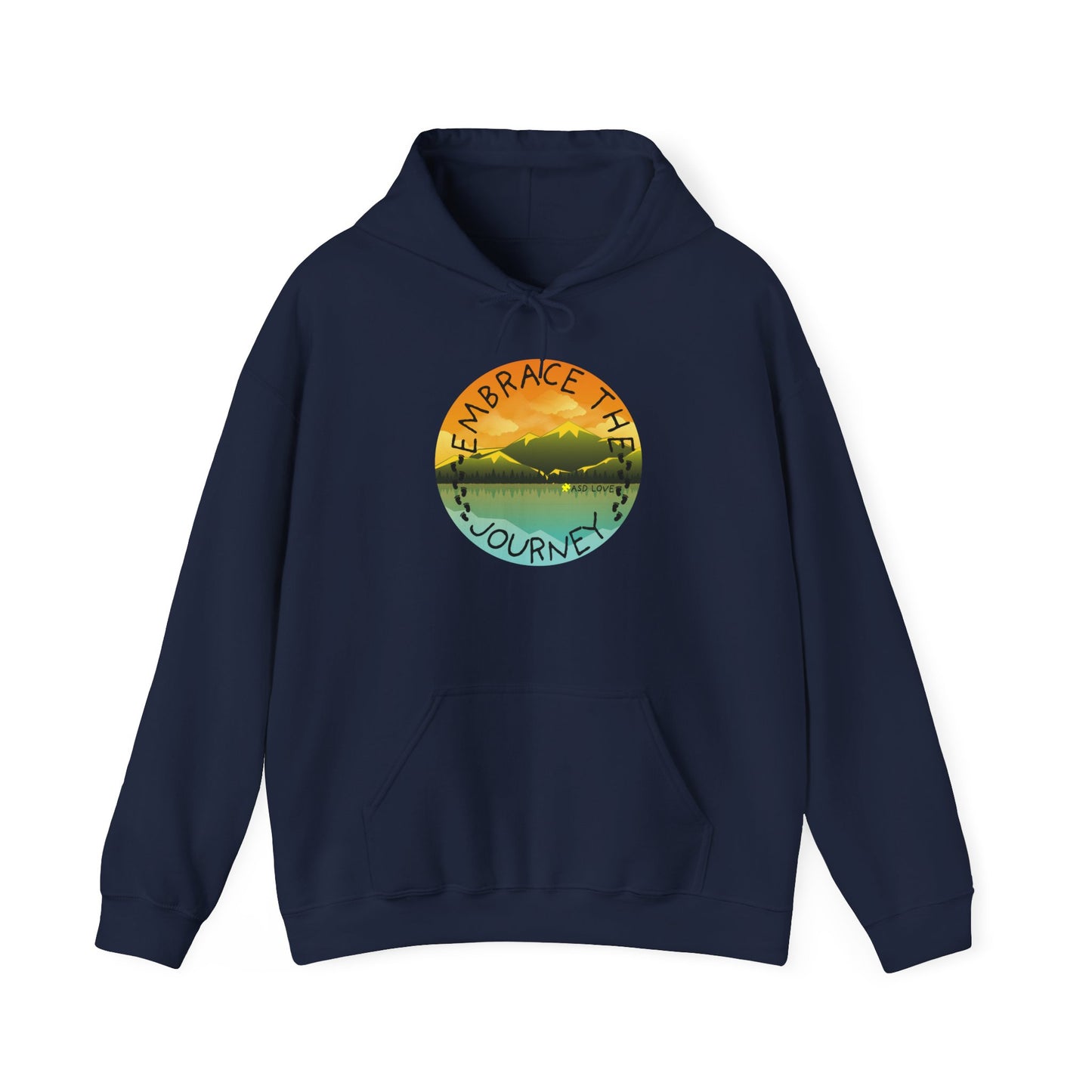 Embrace the Journey | Hoodie | Autism Awareness | Diversity and Inclusivity