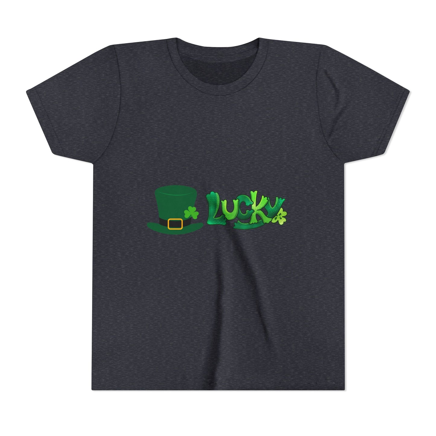 Lucky St. Patricks Day Shamrock Tee | Youth T-Shirt