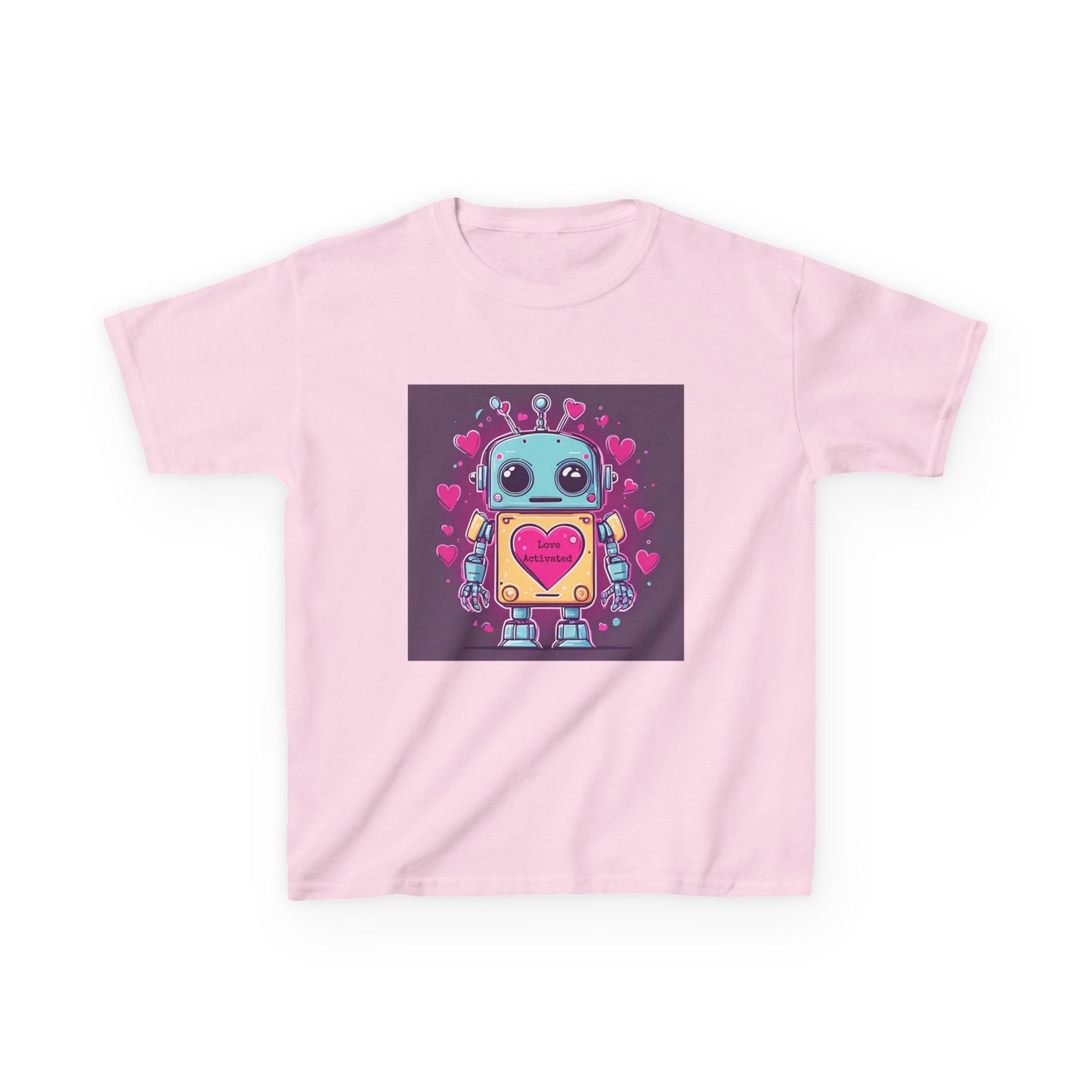 Love Activated - Robot Valentine's Kids' Tee